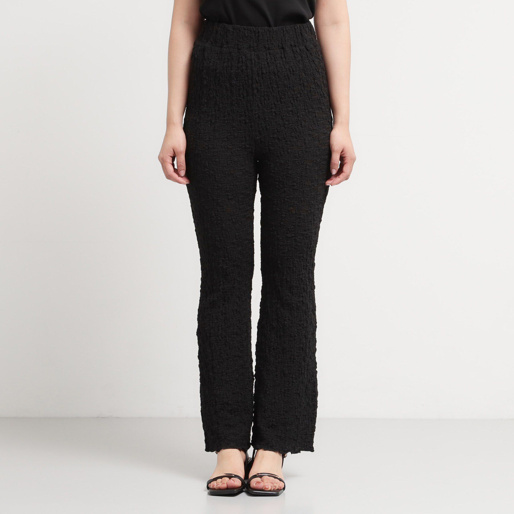 THE SHOP TK「ポコポコシャーリングフレアパンツ」|その他|