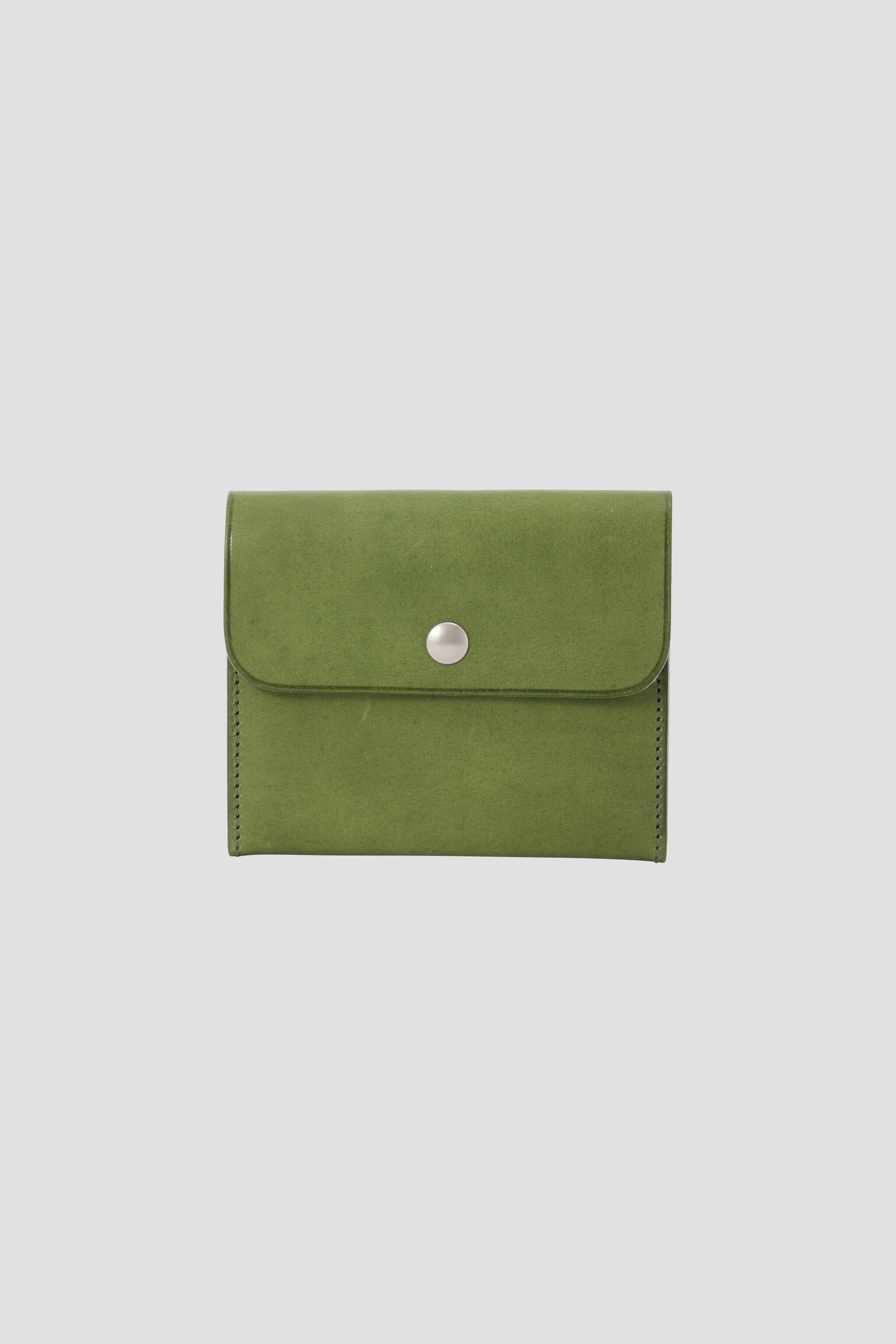 MHL.「TOUGH LEATHER」|財布|APPLE GREEN4