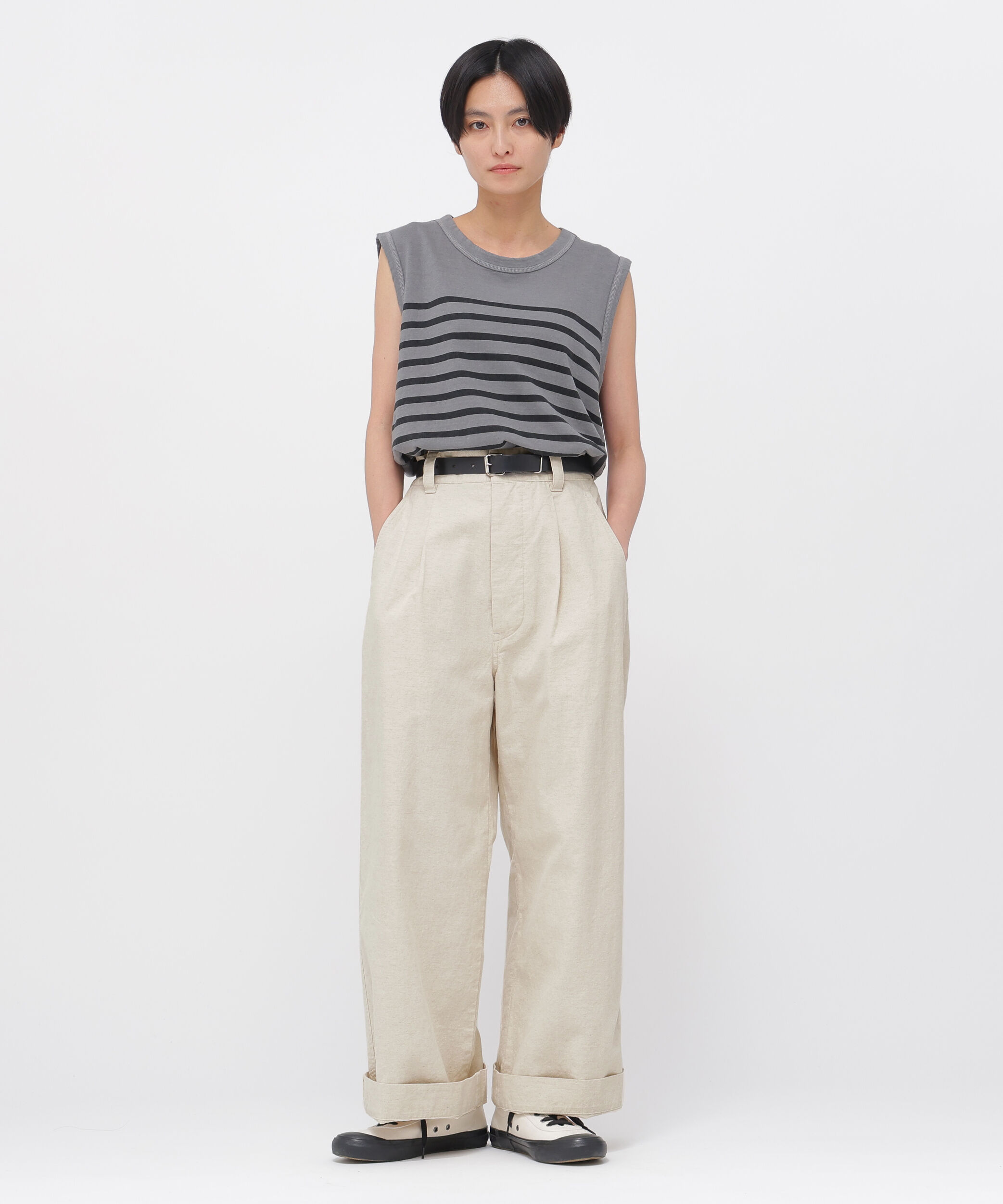 MHL.「BELGIAN LINEN COTTON PLAINWEAVE TROUSERS」|その他|