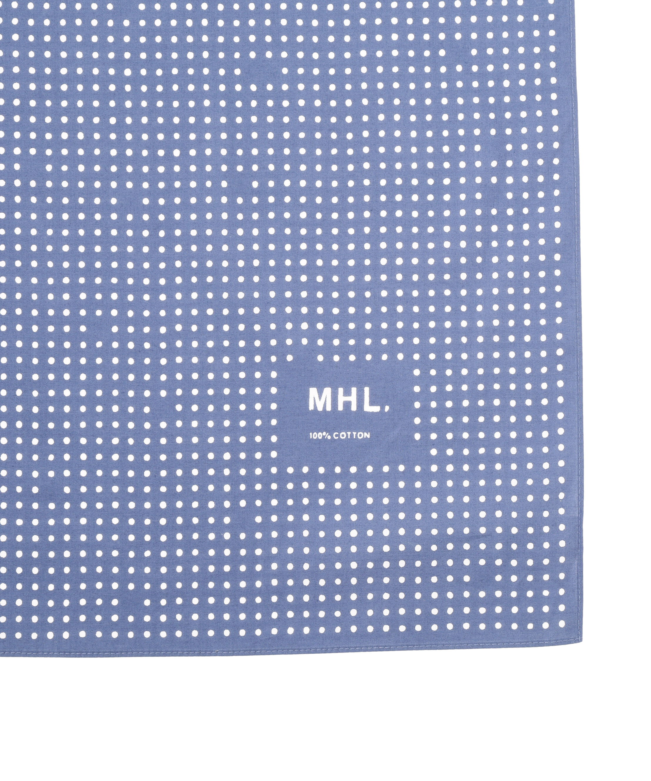 MHL.「VINTAGE SPOTS SCARF」|バンダナ・スカーフ|