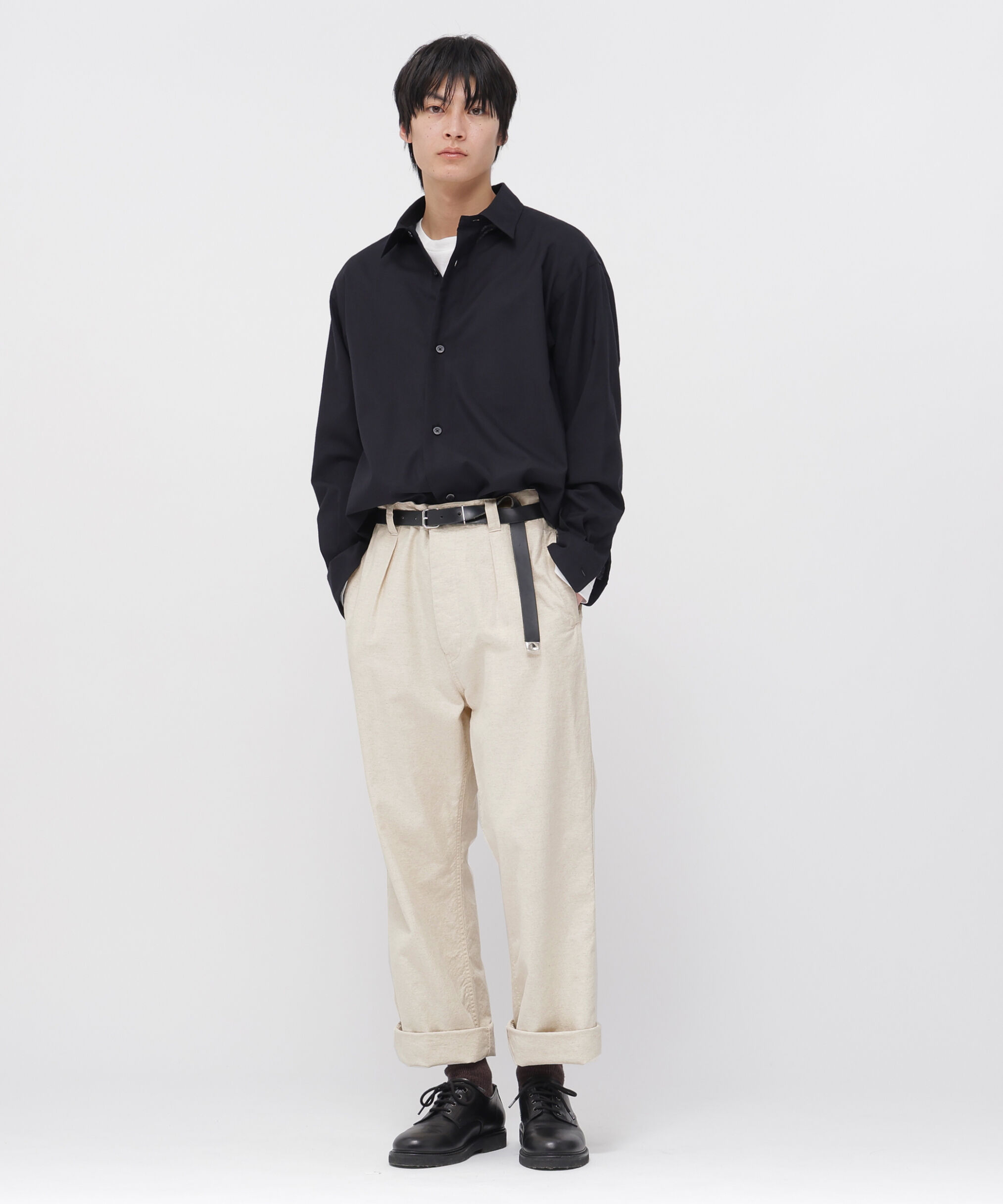 MHL.「BELGIAN LINEN COTTON PLAINWEAVE TROUSERS」|その他|NATURAL2