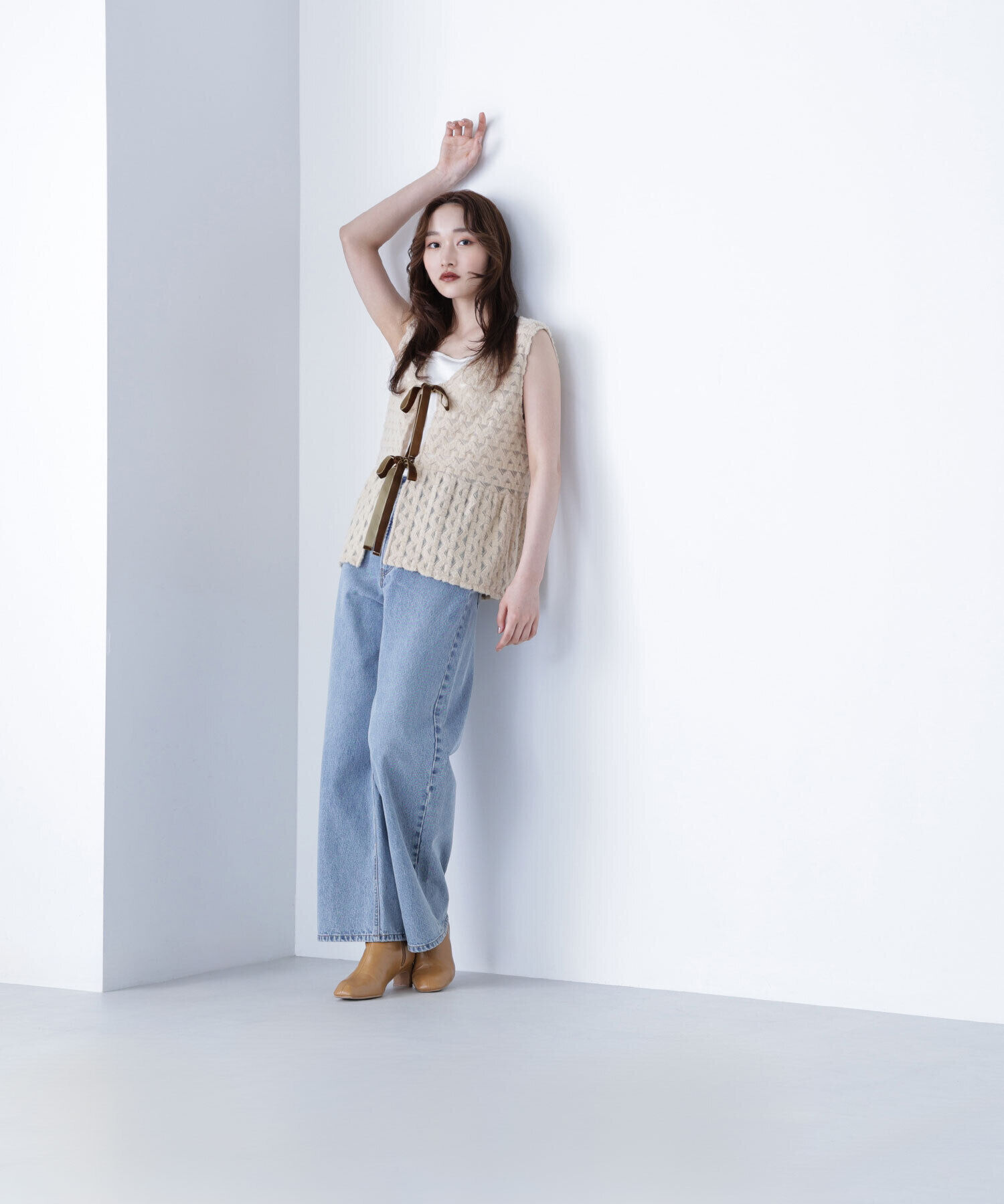  「フェザーレースジレ」|シャツ・ブラウス|