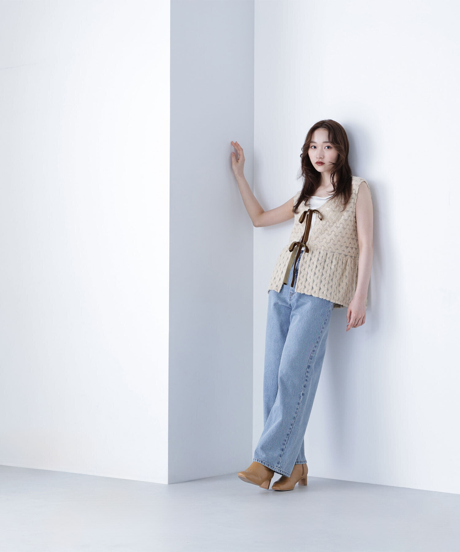  「フェザーレースジレ」|シャツ・ブラウス|