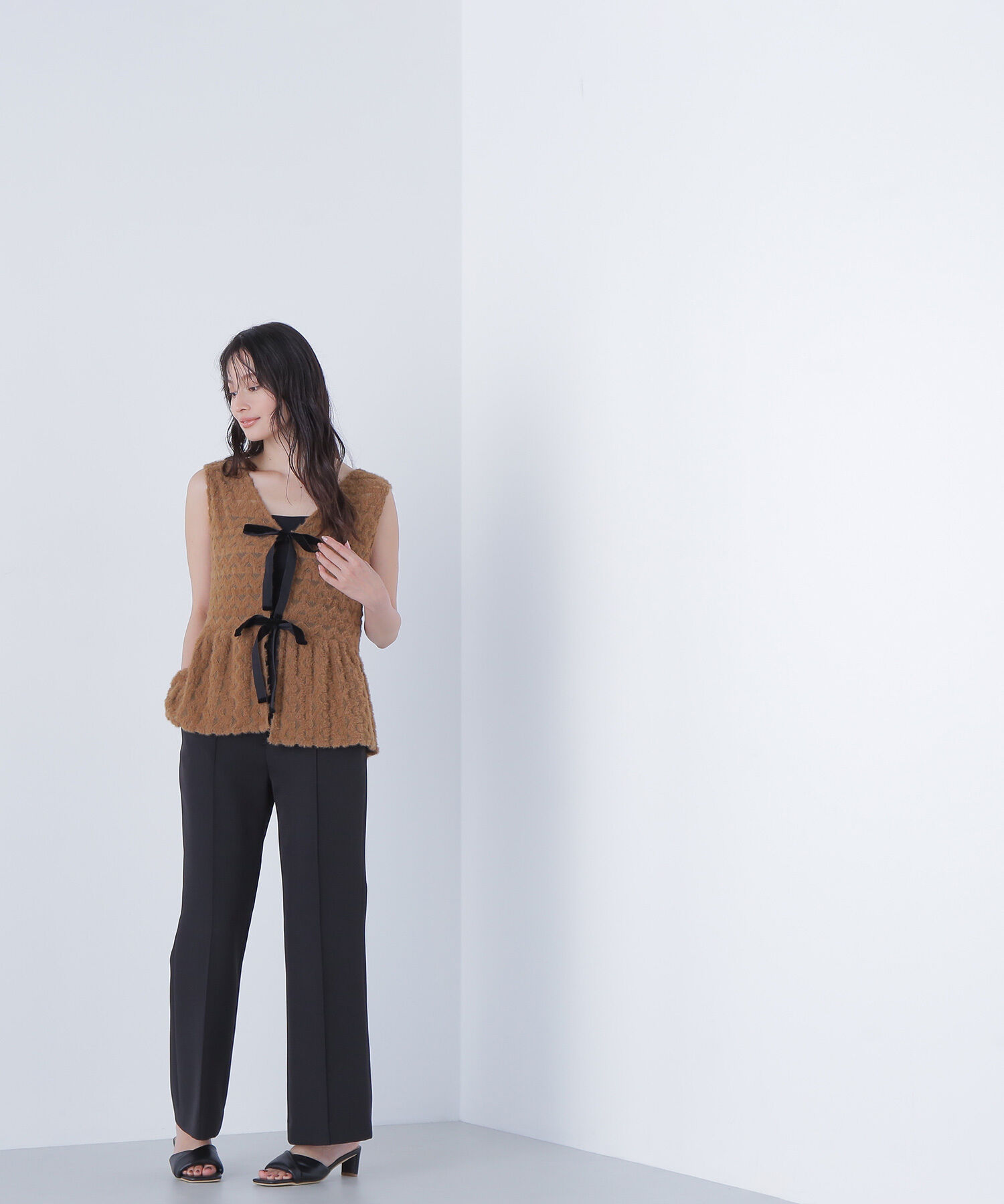  「フェザーレースジレ」|シャツ・ブラウス|