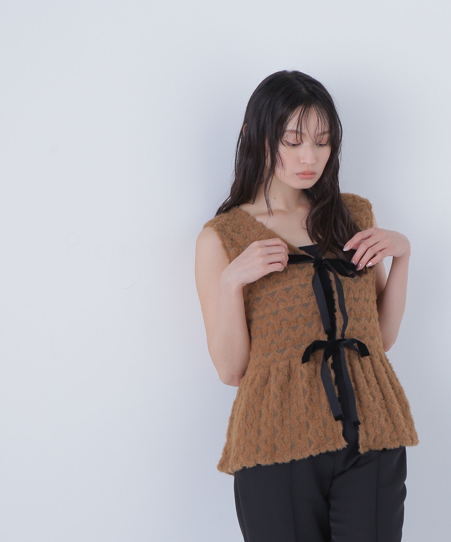  「フェザーレースジレ」|シャツ・ブラウス|