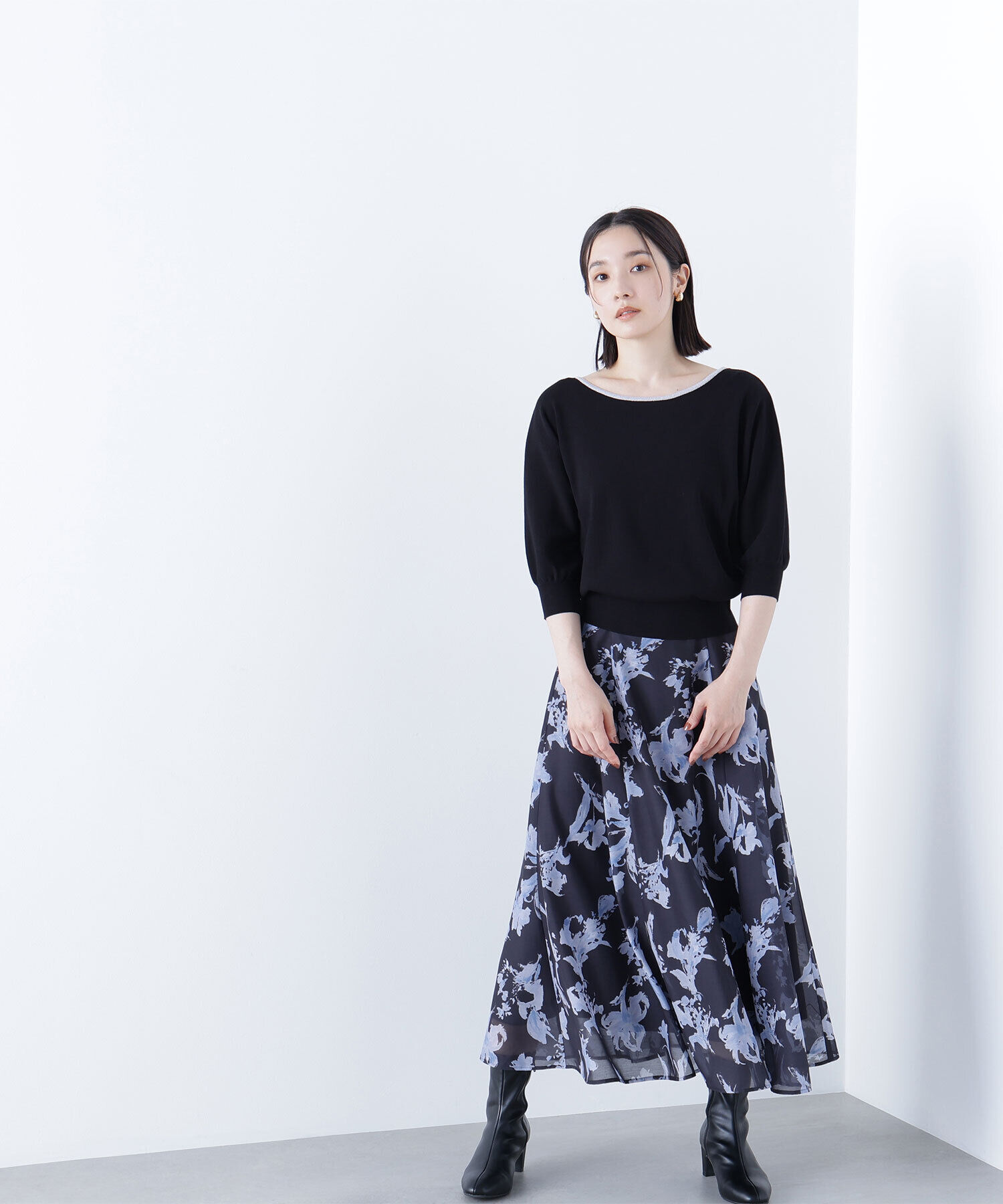  「総針ベーシックシリーズ バイカラードルマンニット」|ニット・セーター|