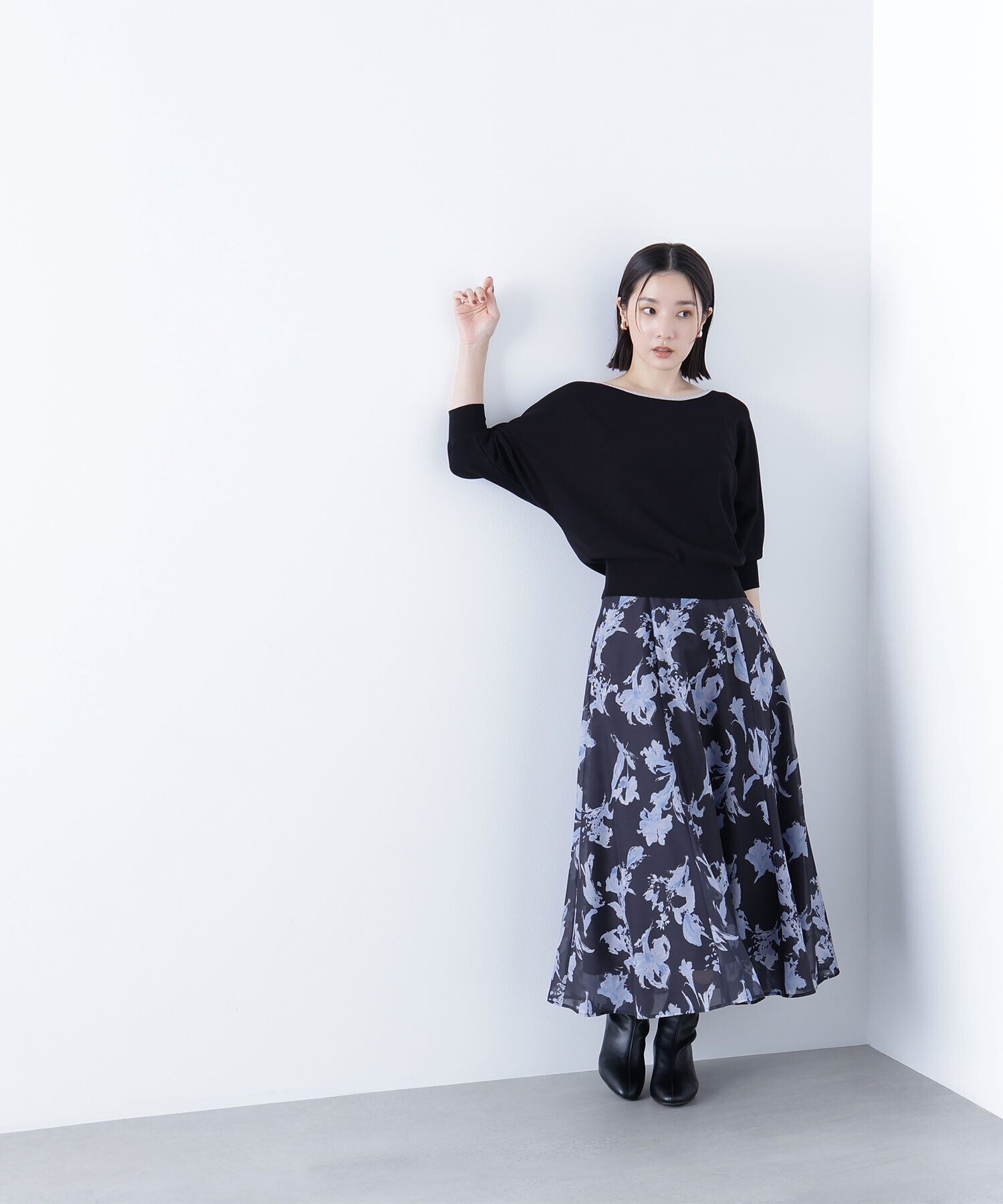  「総針ベーシックシリーズ バイカラードルマンニット」|ニット・セーター|