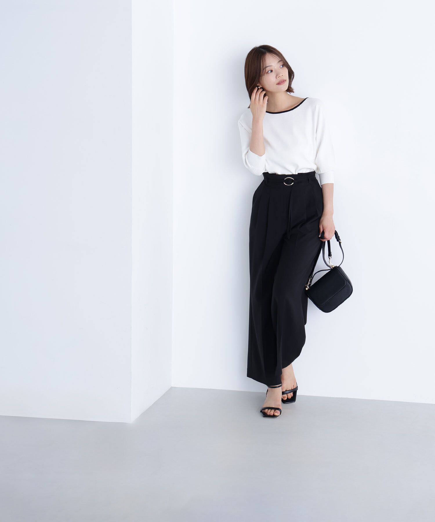  「総針ベーシックシリーズ バイカラードルマンニット」|ニット・セーター|