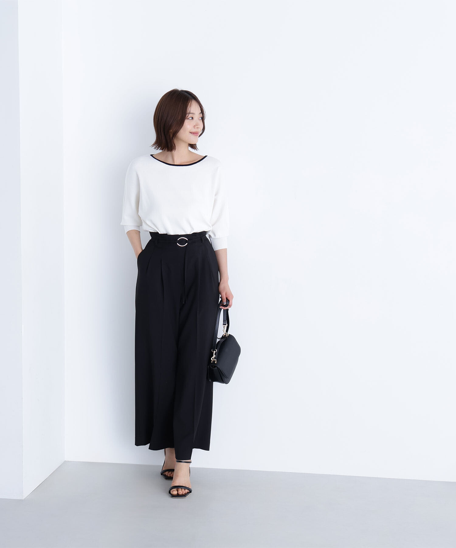  「総針ベーシックシリーズ バイカラードルマンニット」|ニット・セーター|