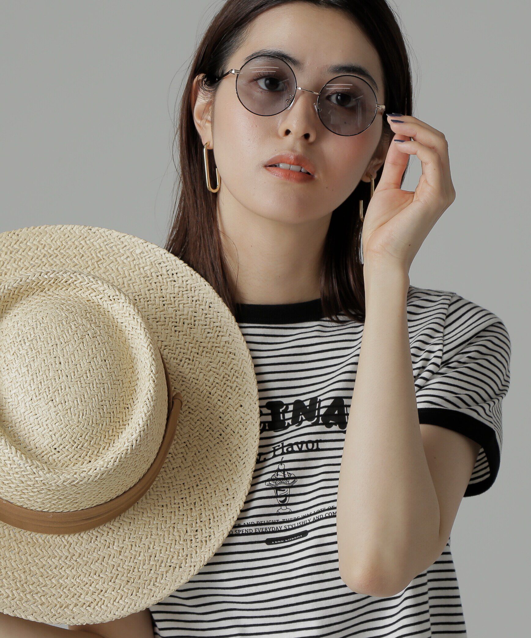  「サングラス②」|ハンカチ|ブラック