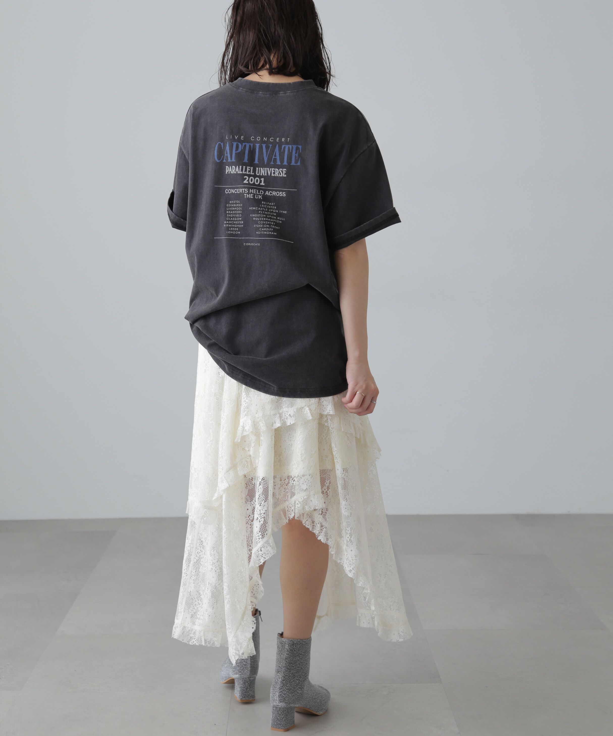  「ヴィンテージライクプリントTシャツ」|Tシャツ・カットソー|