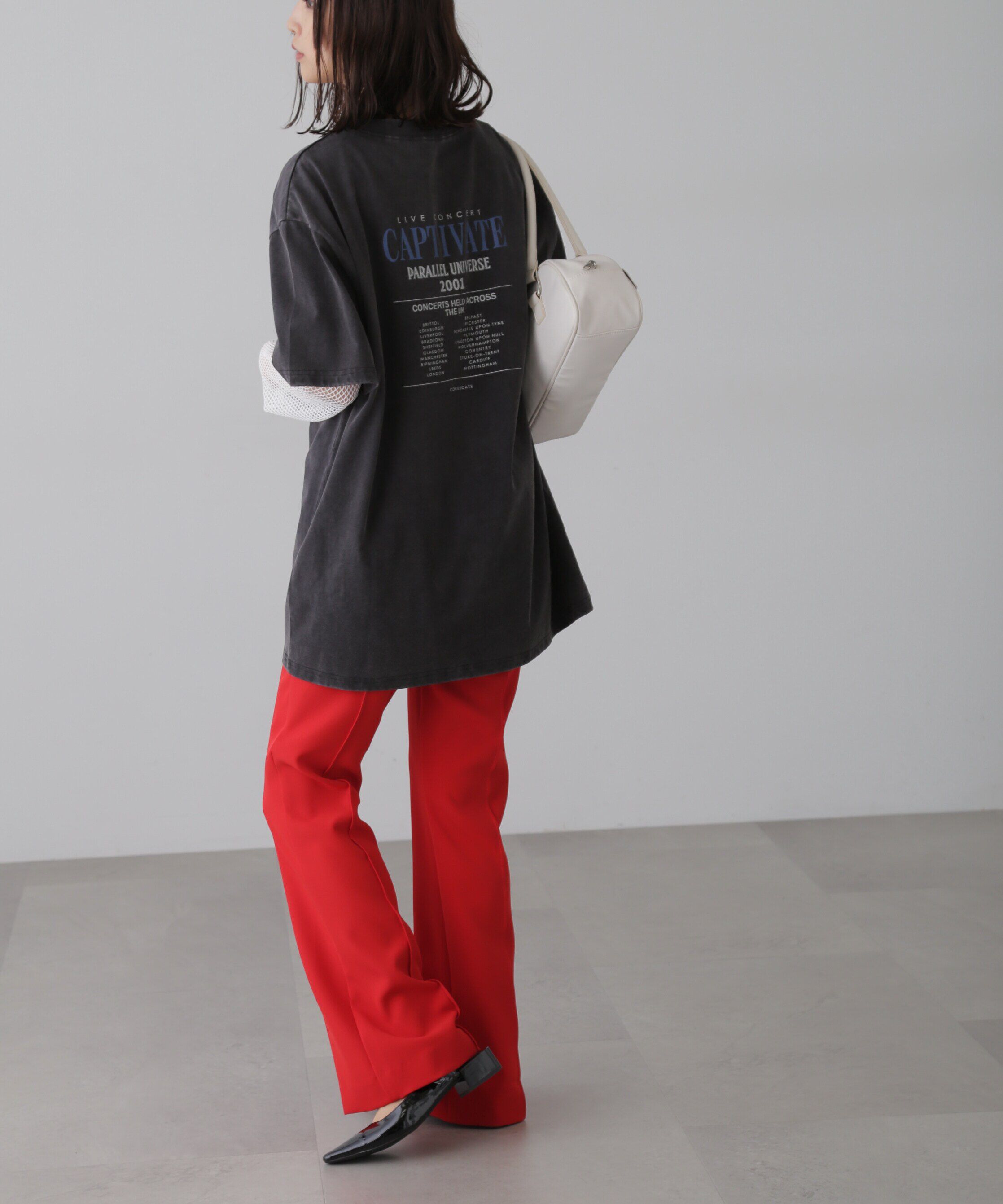  「ヴィンテージライクプリントTシャツ」|Tシャツ・カットソー|