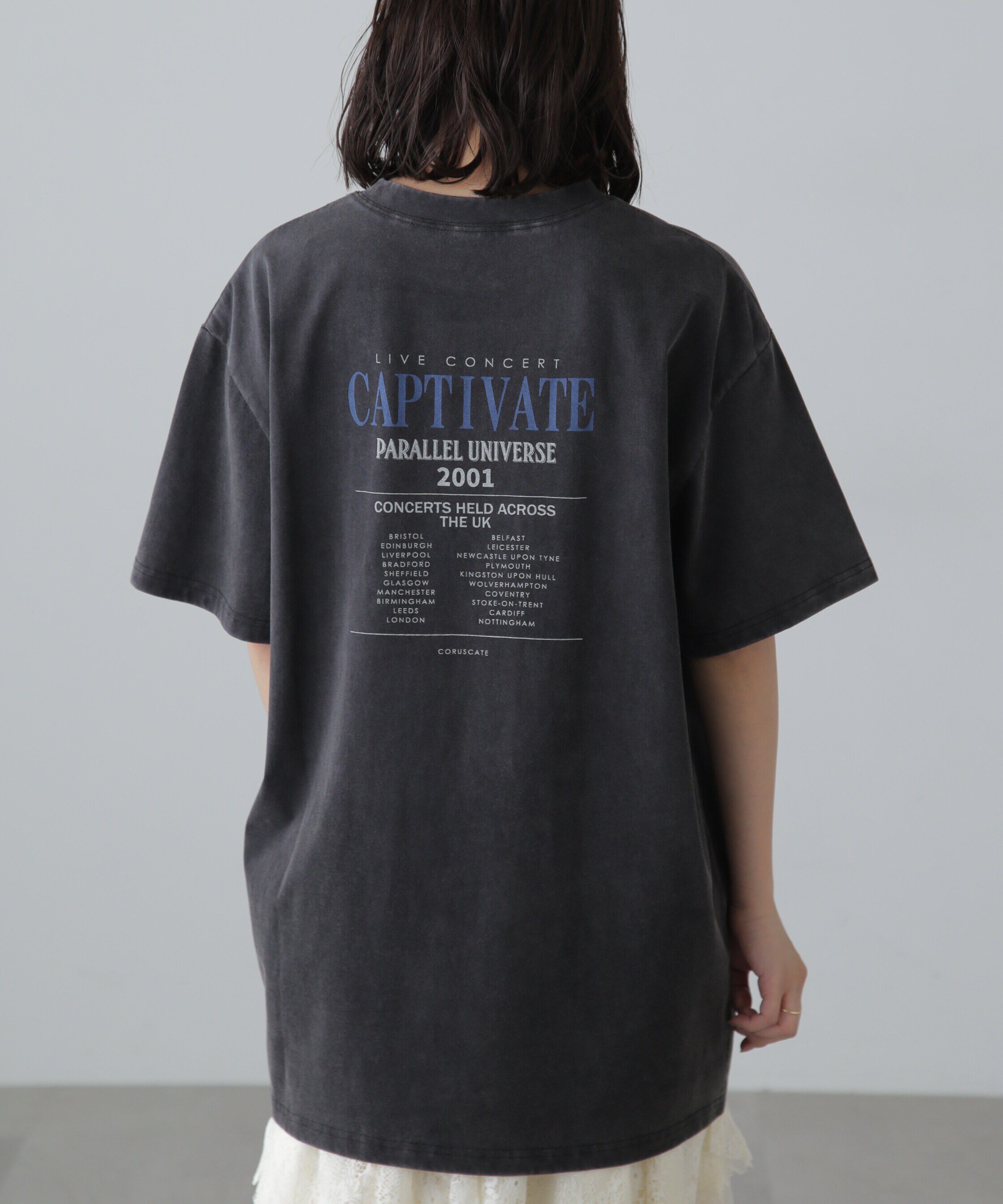  「ヴィンテージライクプリントTシャツ」|Tシャツ・カットソー|