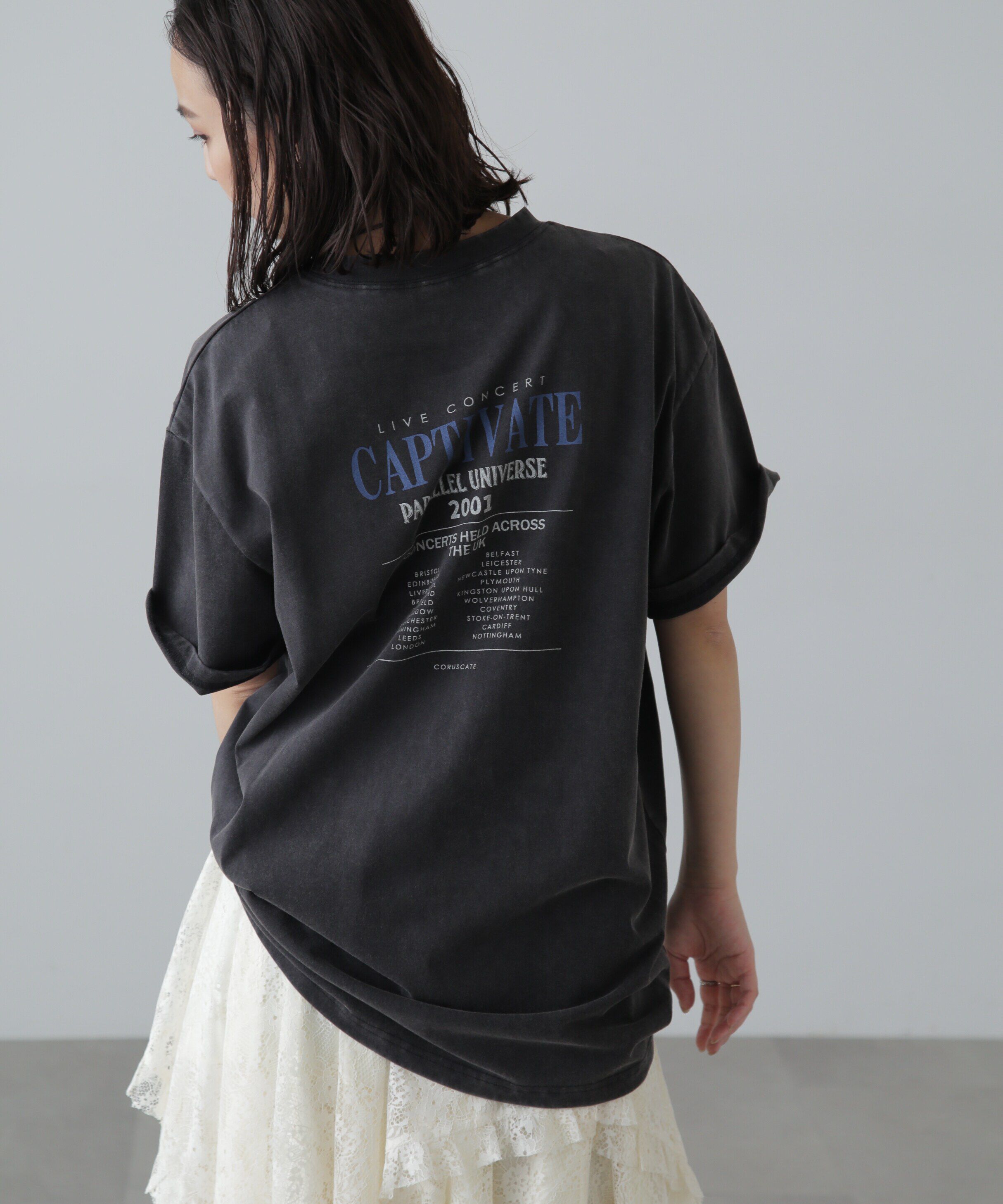  「ヴィンテージライクプリントTシャツ」|Tシャツ・カットソー|