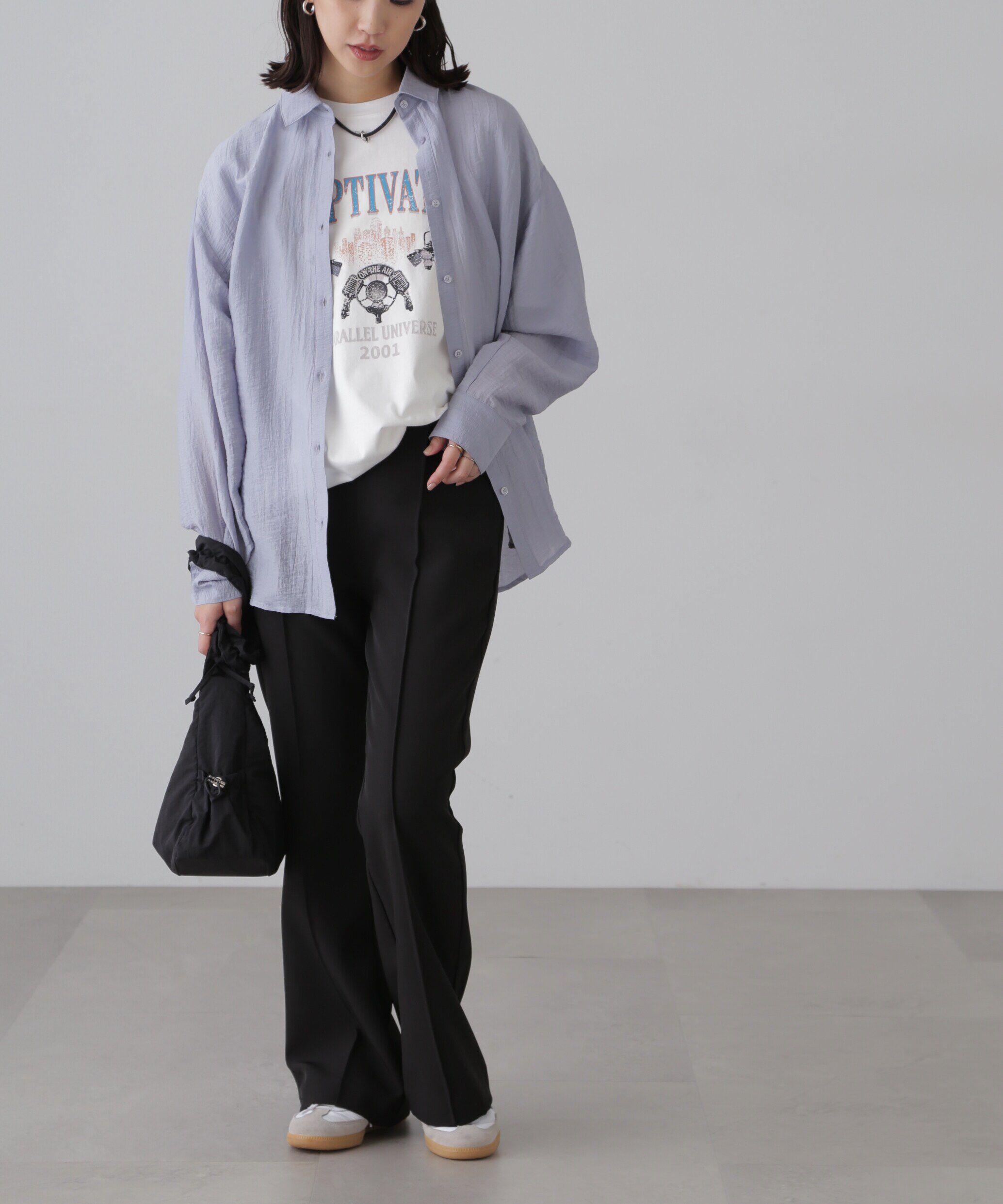  「ヴィンテージライクプリントTシャツ」|Tシャツ・カットソー|