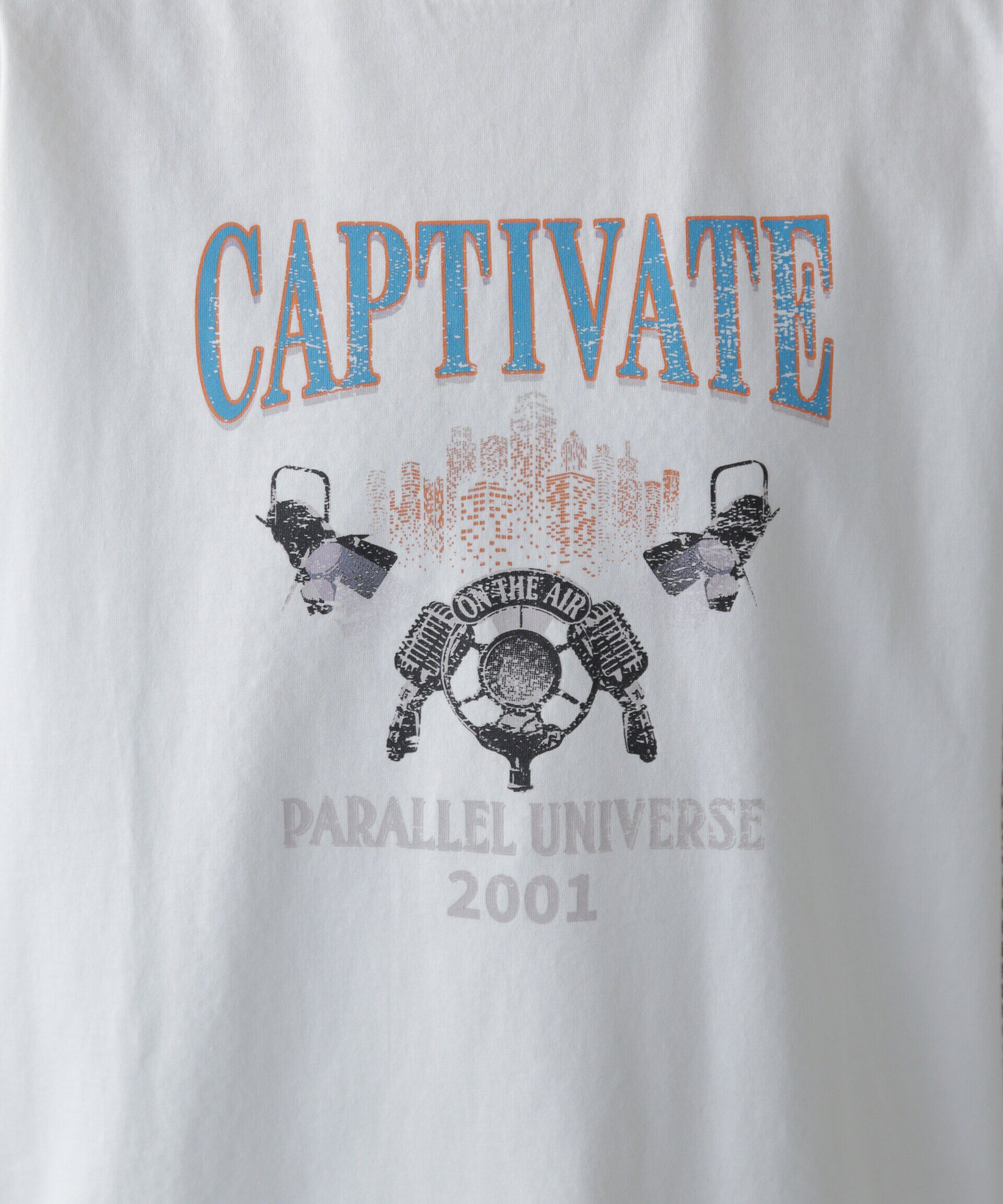  「ヴィンテージライクプリントTシャツ」|Tシャツ・カットソー|