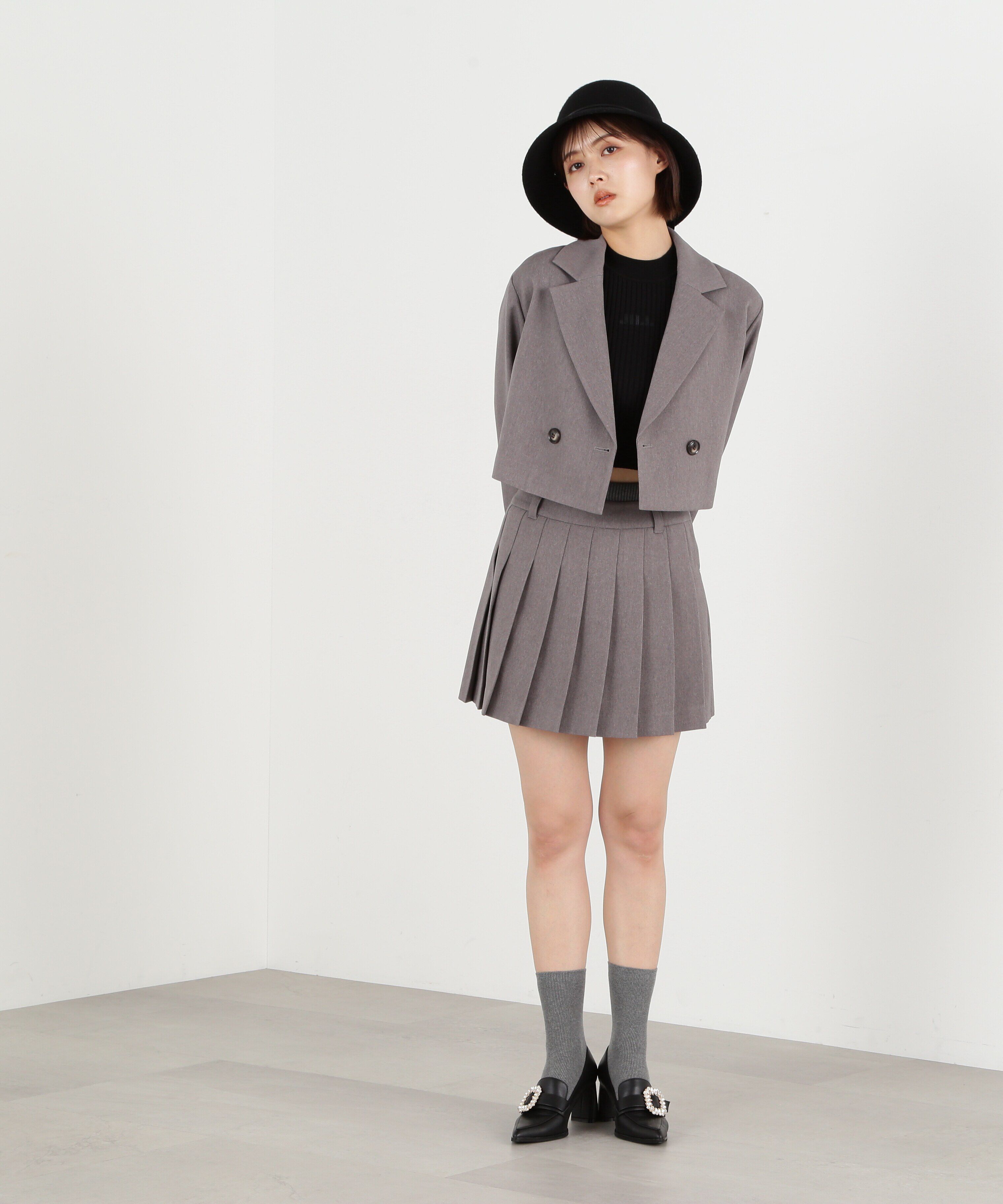  「ショート丈セットアップ　ジャケット」|その他|