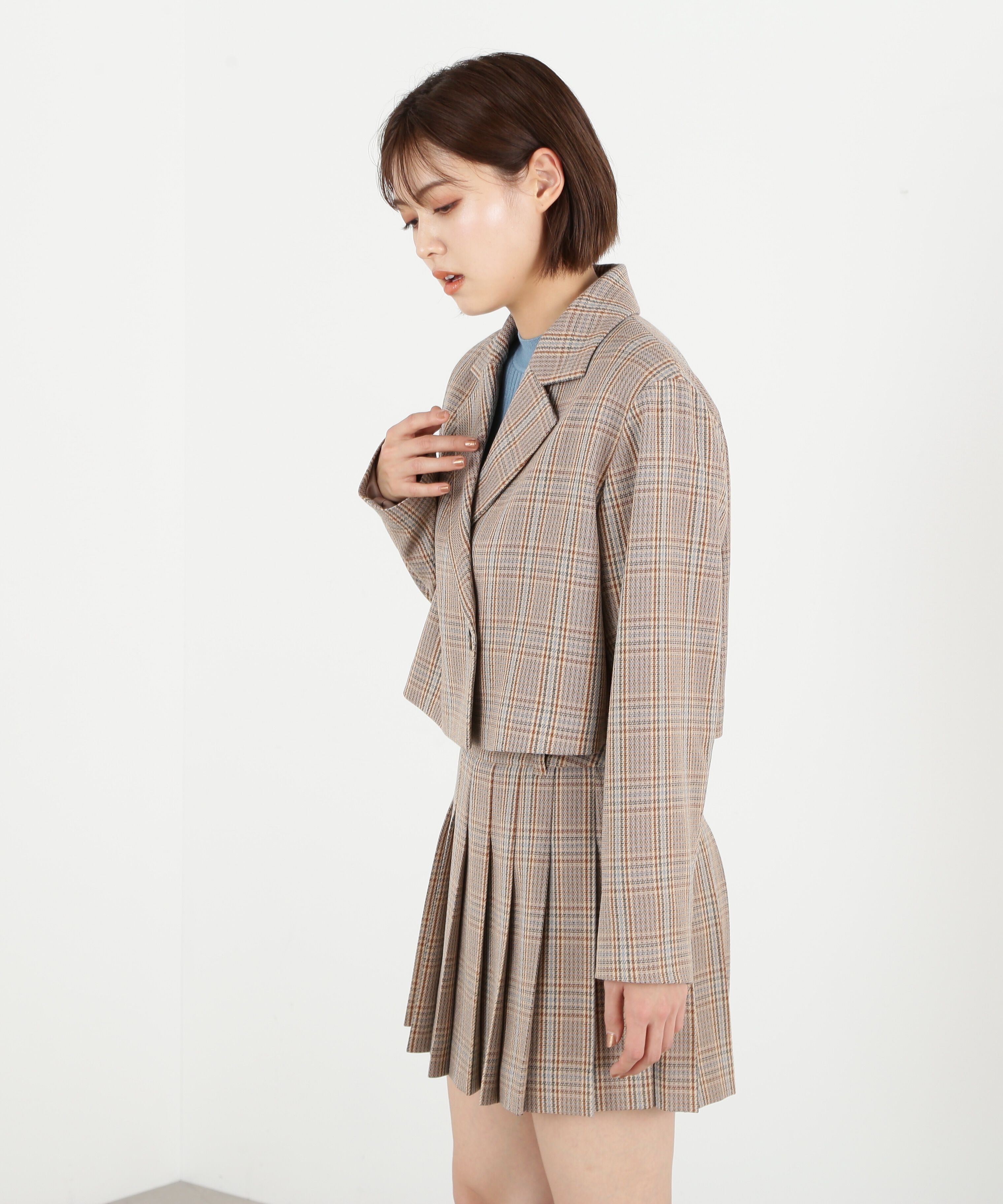  「ショート丈セットアップ　ジャケット」|その他|