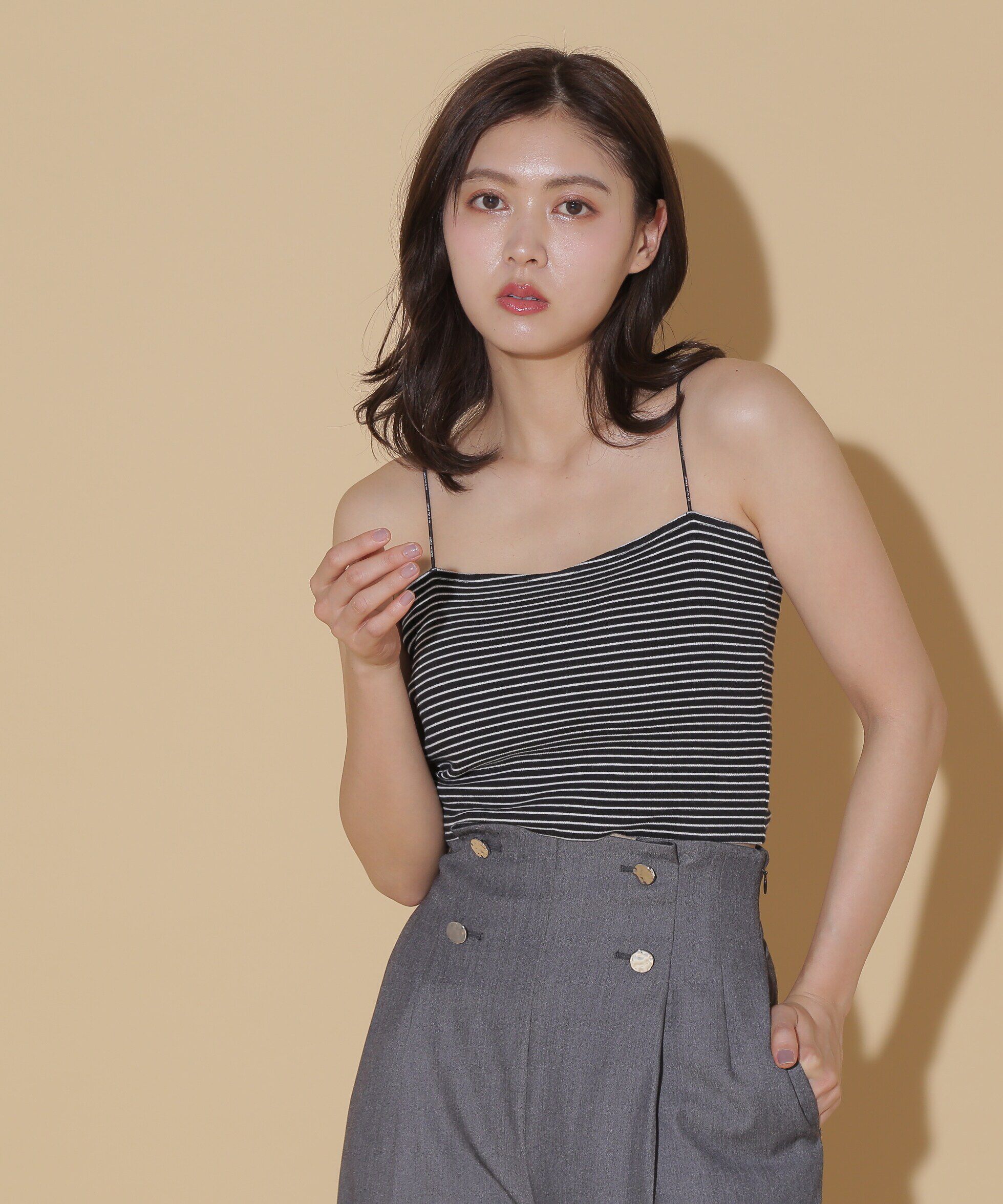  「《JILL by BASIC》カップインキャミ」|Tシャツ・カットソー|