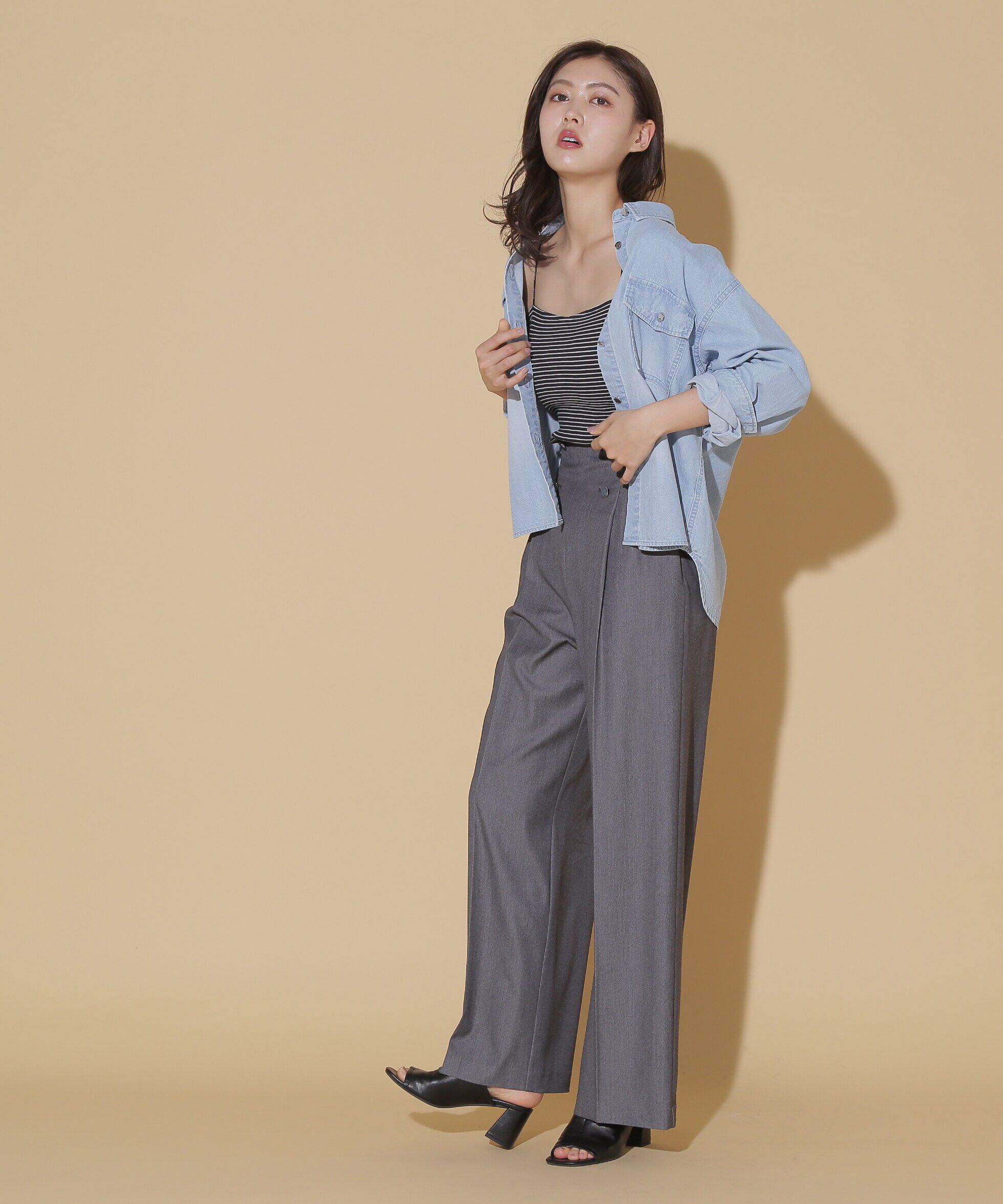  「《JILL by BASIC》カップインキャミ」|Tシャツ・カットソー|