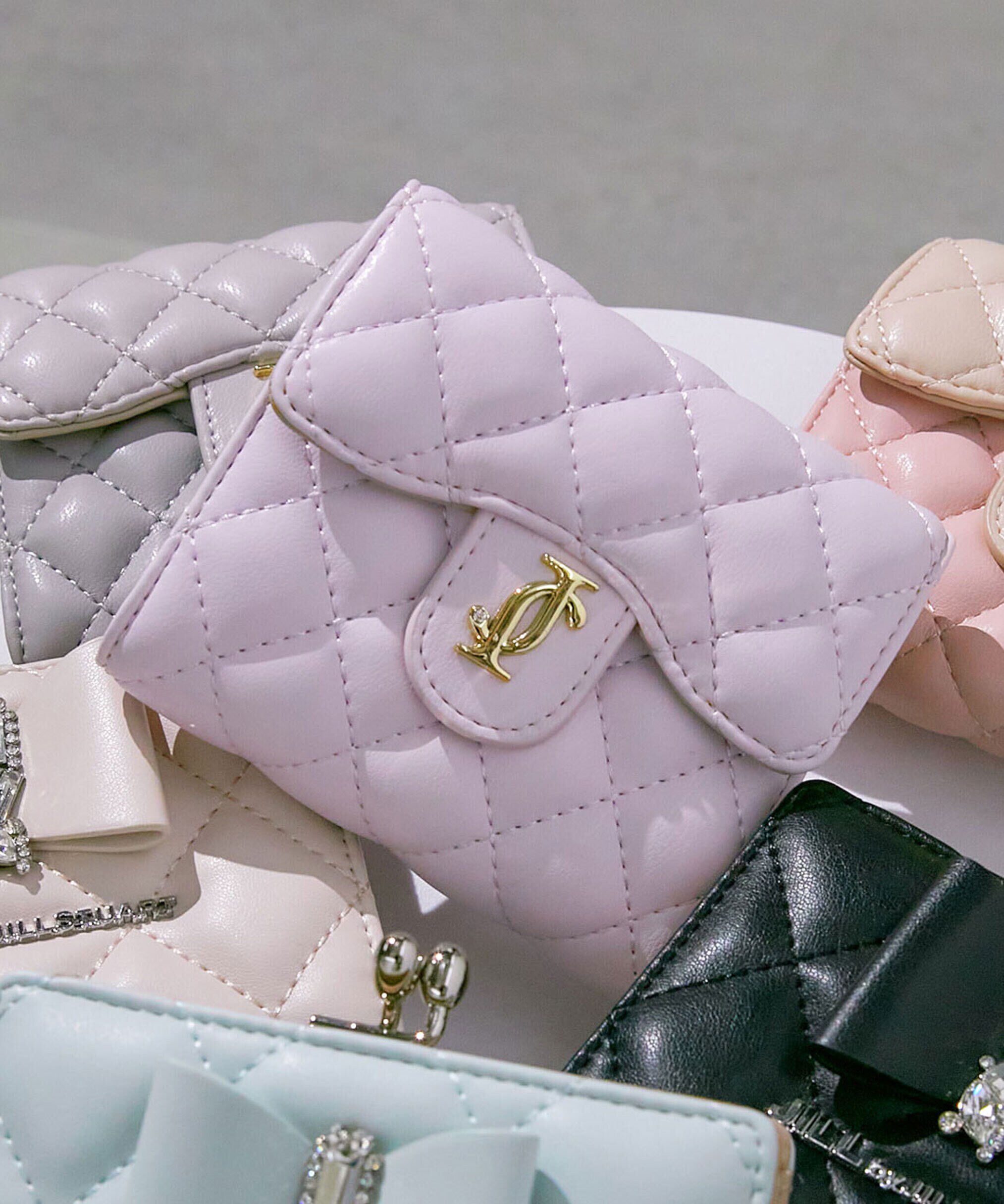  「クロスJキルトウォレットシリーズ　ミニ財布」|財布|ペールピンク 2