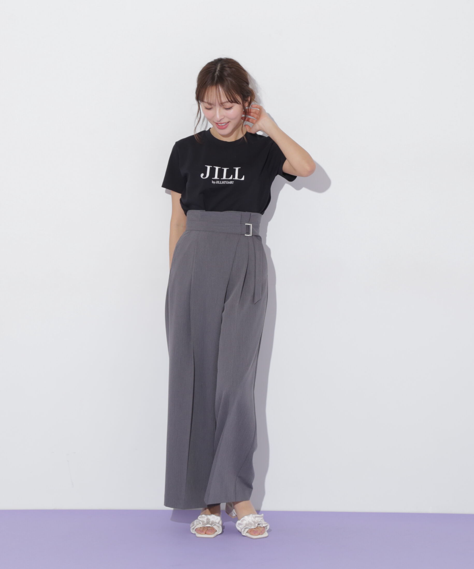  「刺繍ロゴTシャツオーガニックコットン」|Tシャツ・カットソー|