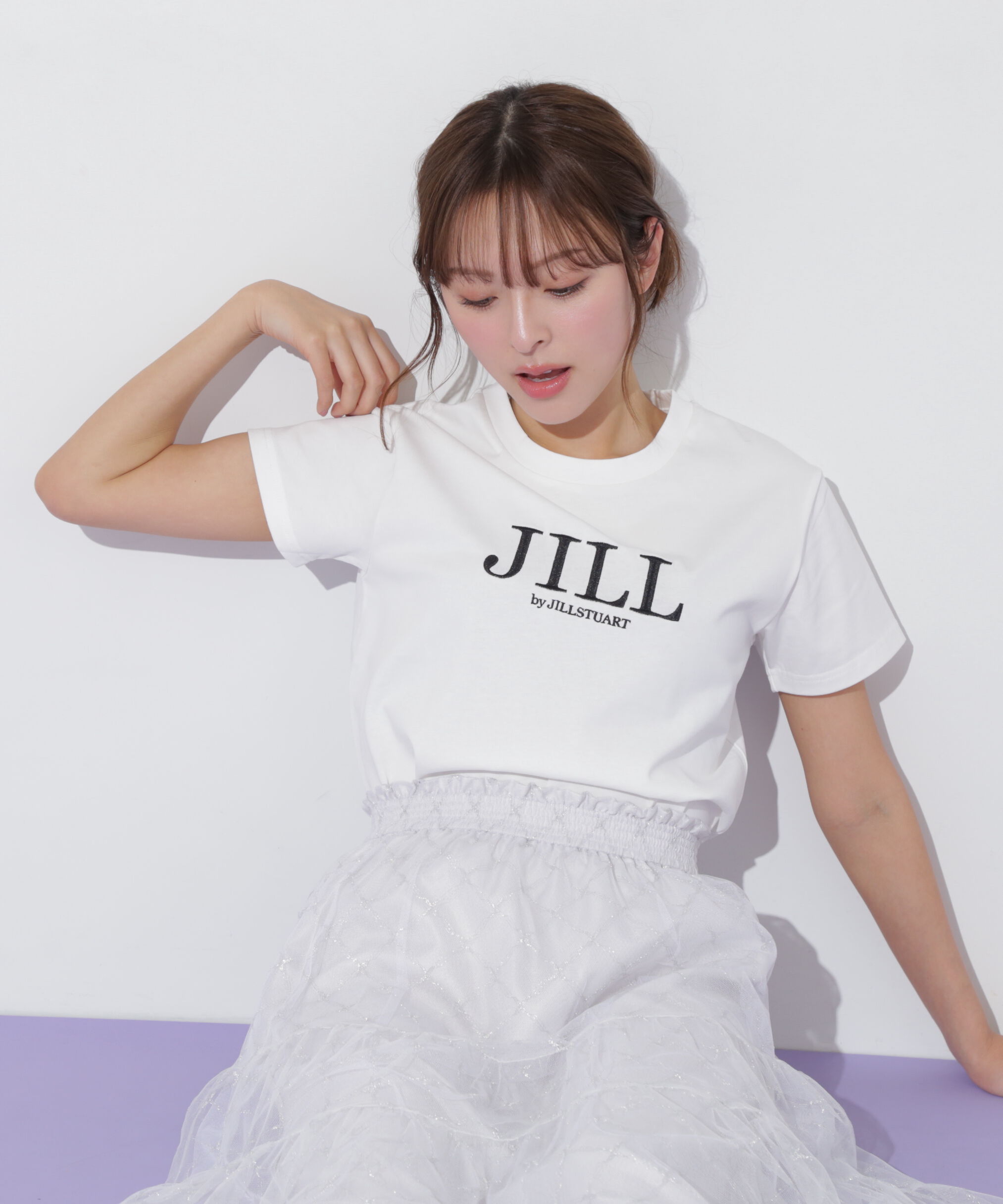  「刺繍ロゴTシャツオーガニックコットン」|Tシャツ・カットソー|