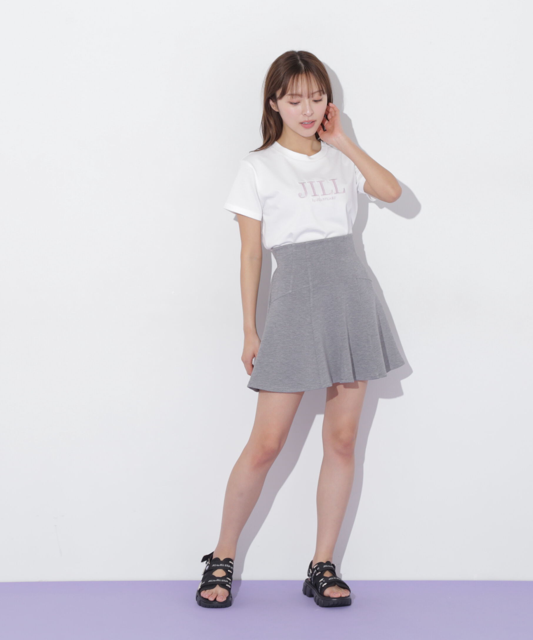  「刺繍ロゴTシャツオーガニックコットン」|Tシャツ・カットソー|