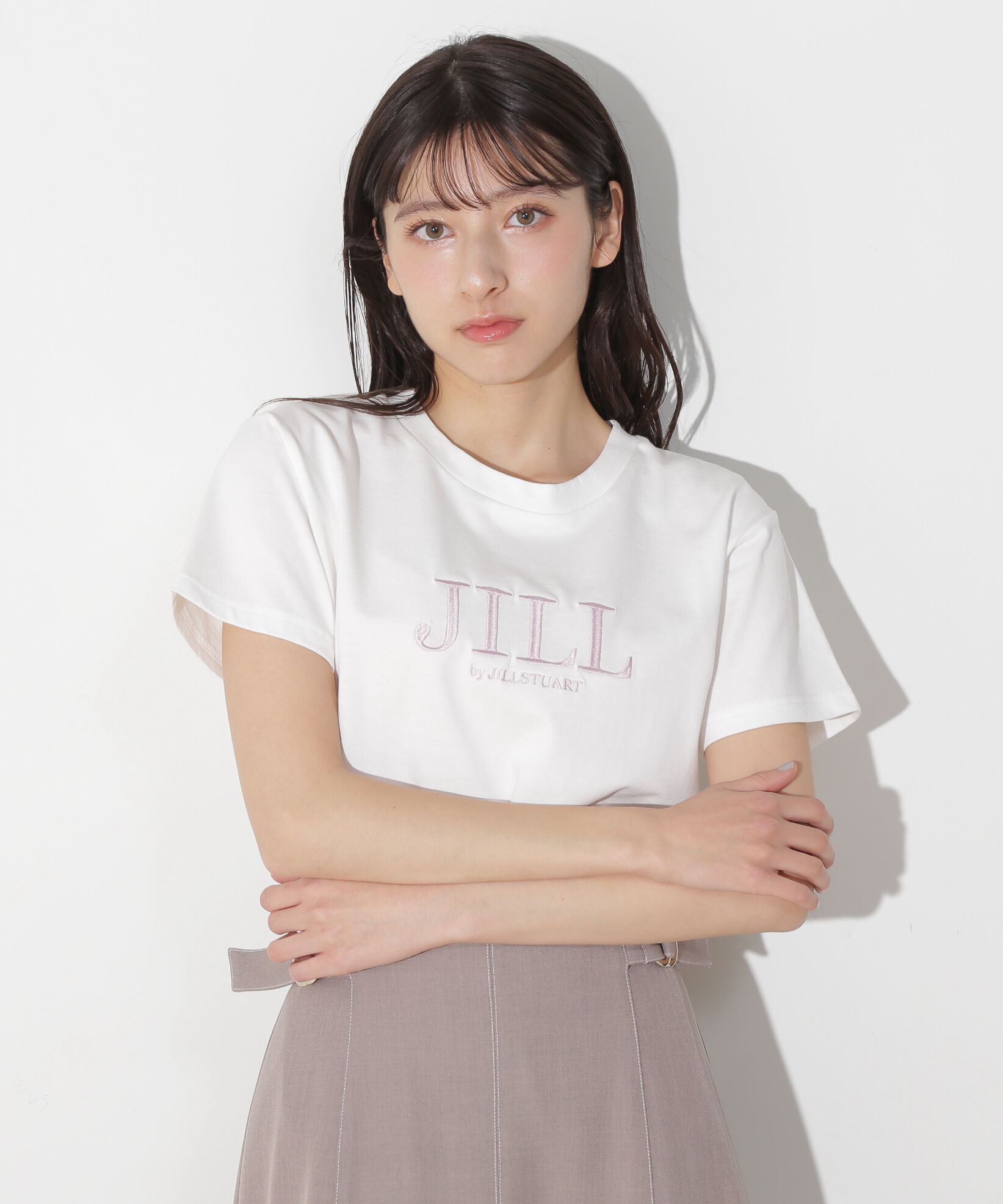  「刺繍ロゴTシャツオーガニックコットン」|Tシャツ・カットソー|