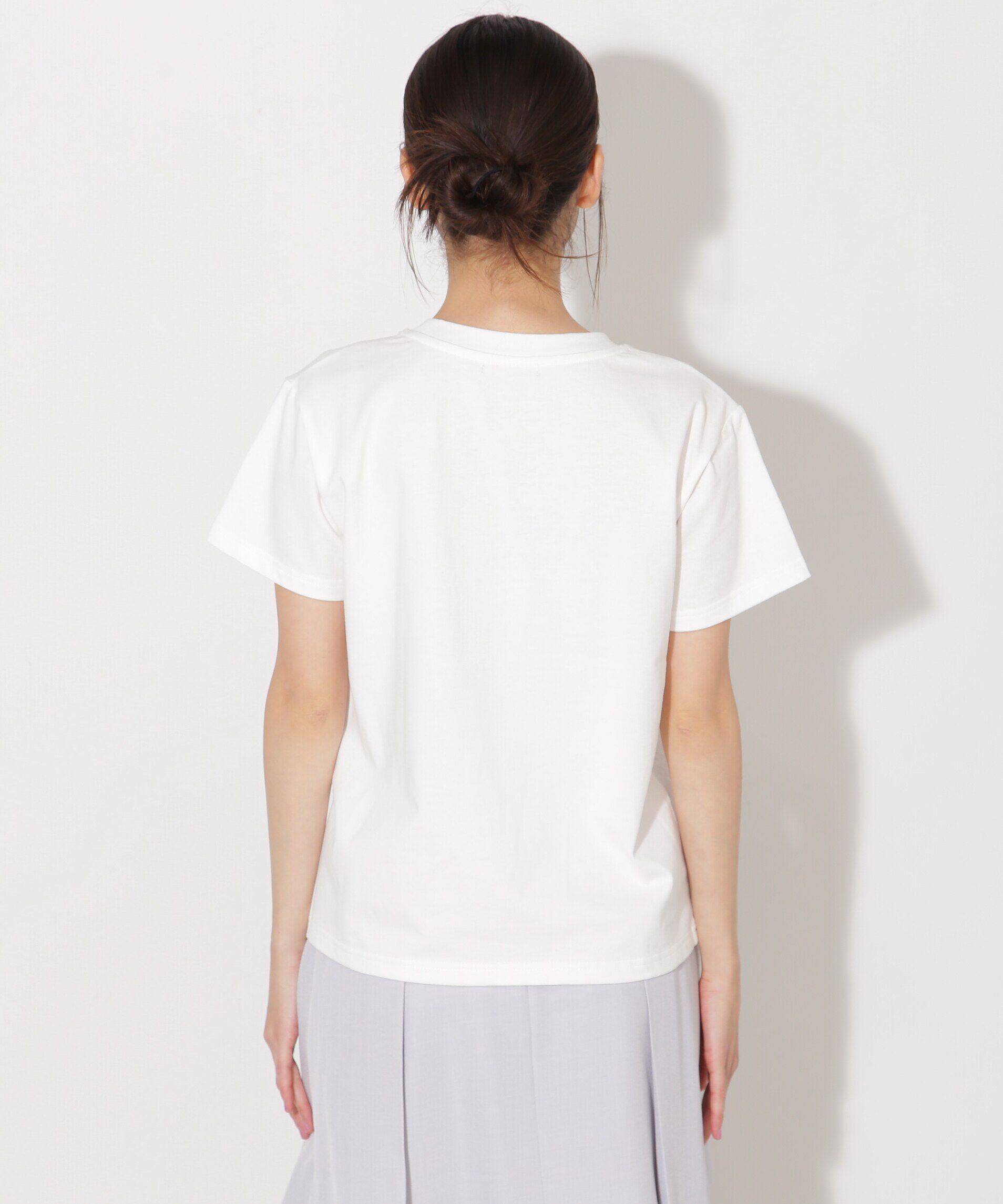  「刺繍ロゴTシャツオーガニックコットン」|Tシャツ・カットソー|