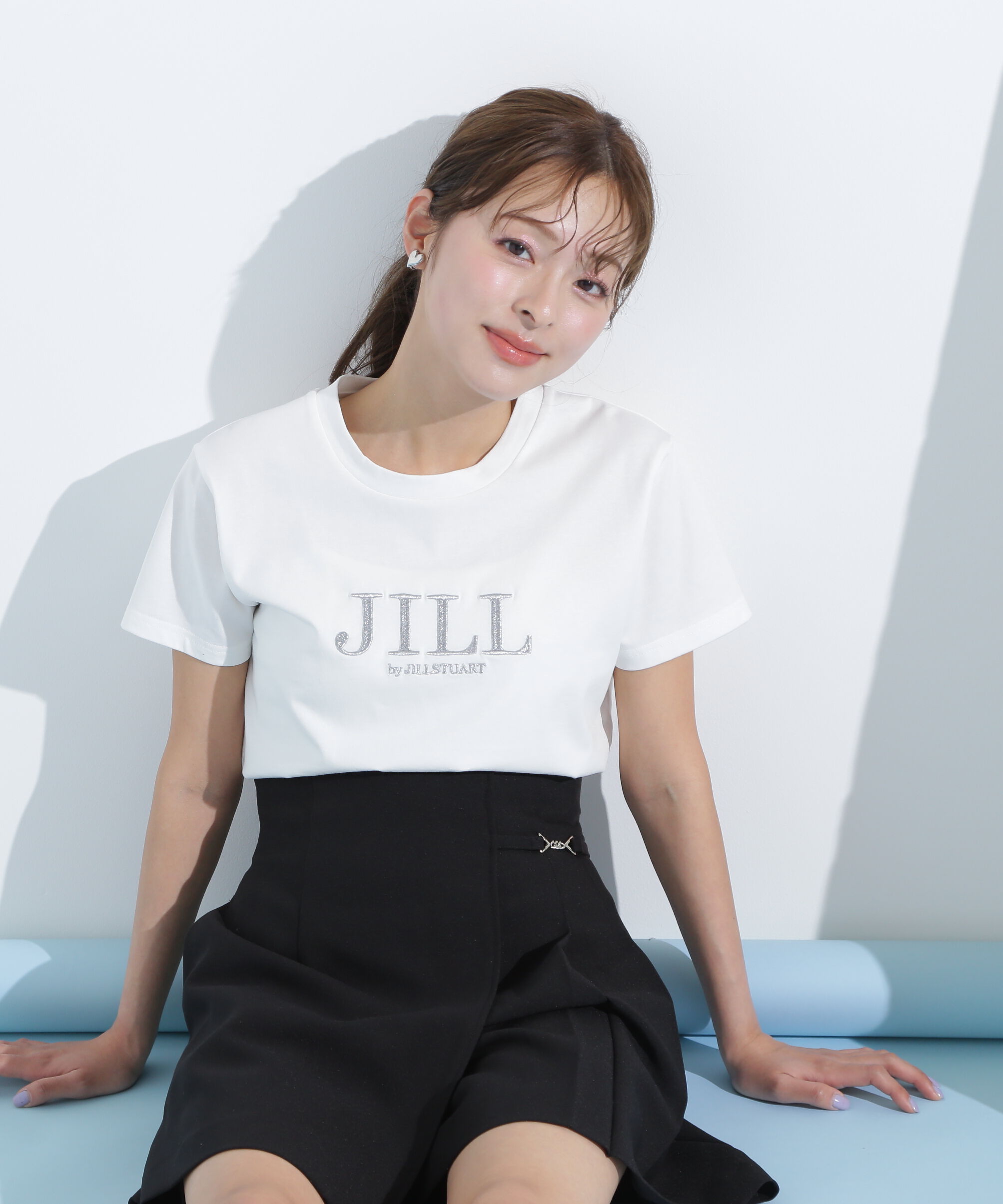  「刺繍ロゴTシャツオーガニックコットン」|Tシャツ・カットソー|