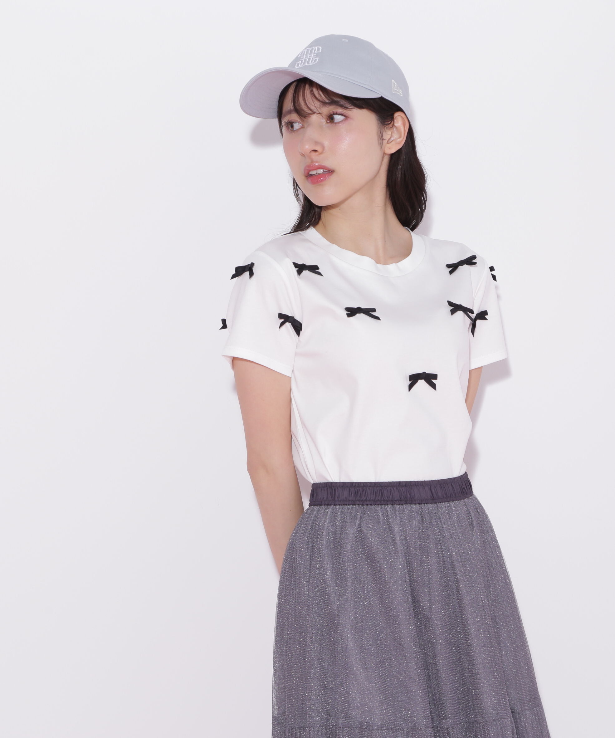  「ランダムリボンTシャツ」|Tシャツ・カットソー|