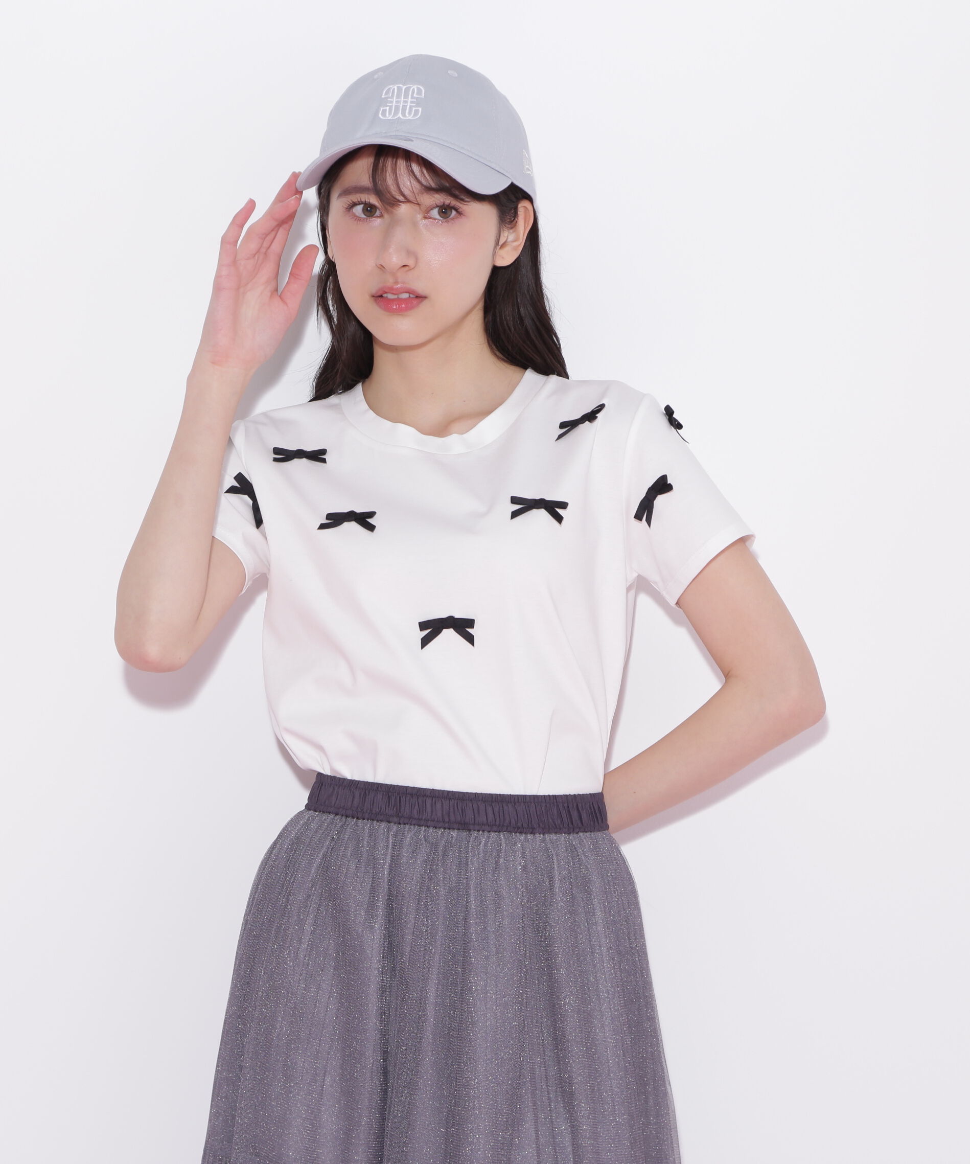  「ランダムリボンTシャツ」|Tシャツ・カットソー|