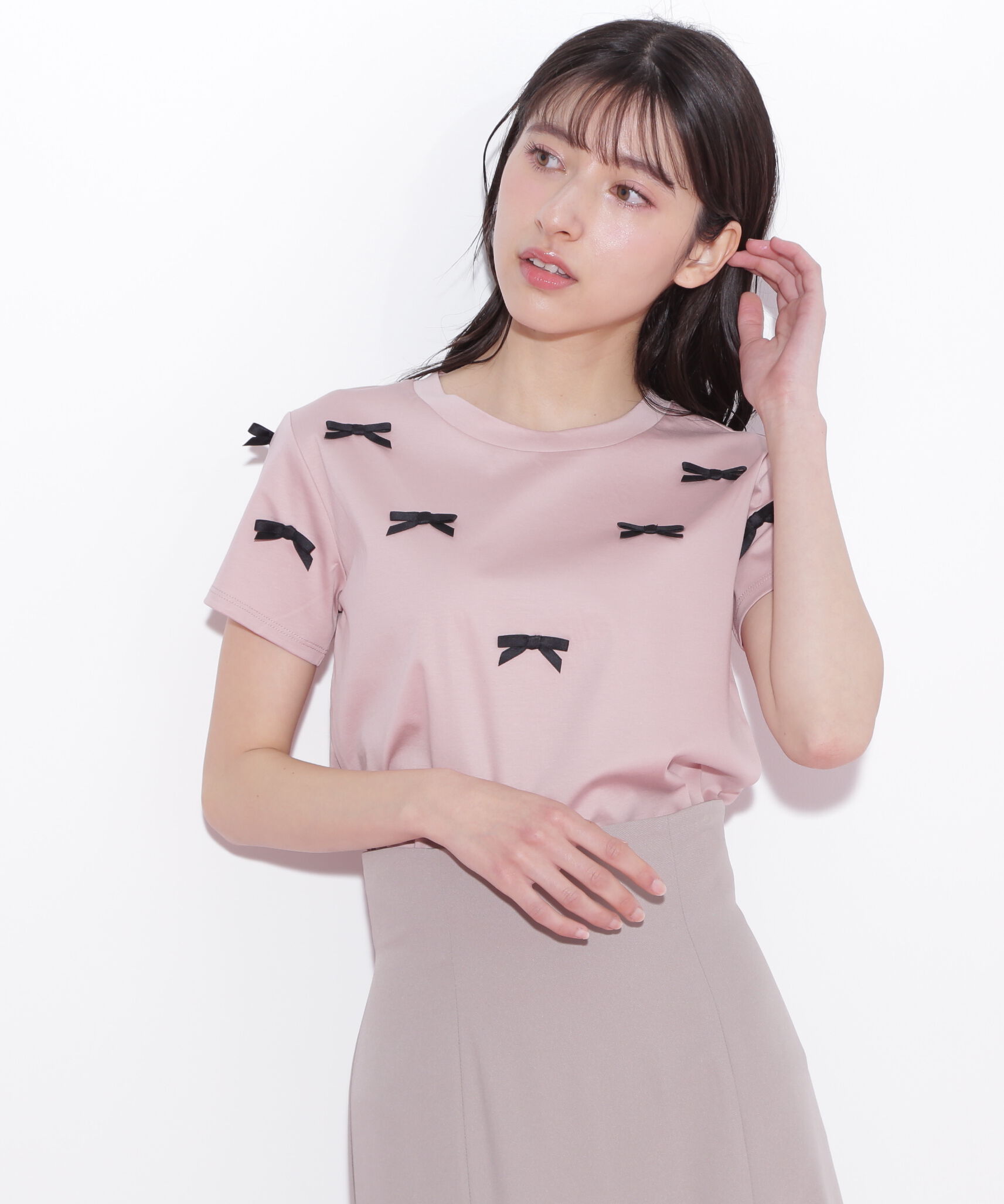  「ランダムリボンTシャツ」|Tシャツ・カットソー|