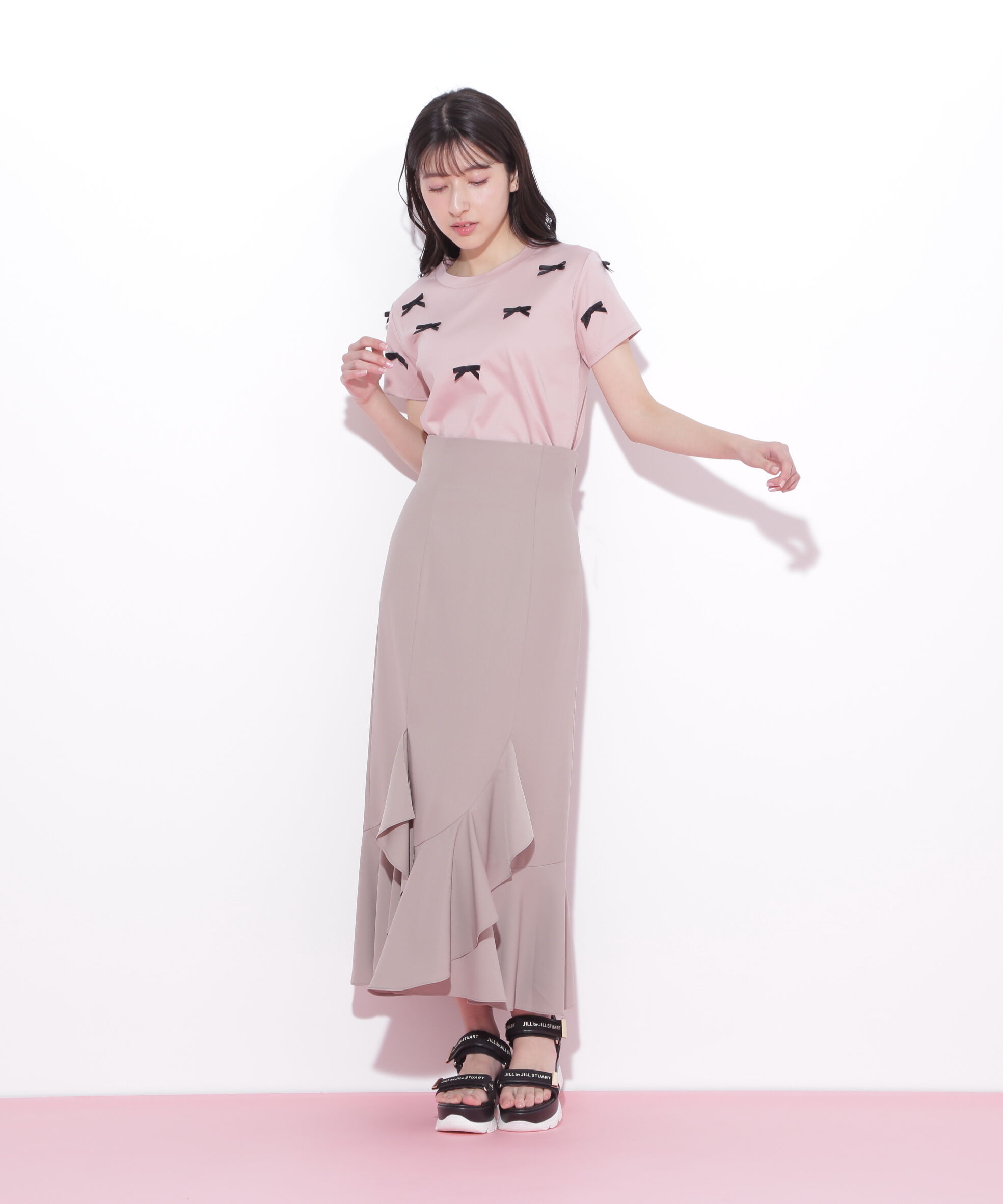  「ランダムリボンTシャツ」|Tシャツ・カットソー|