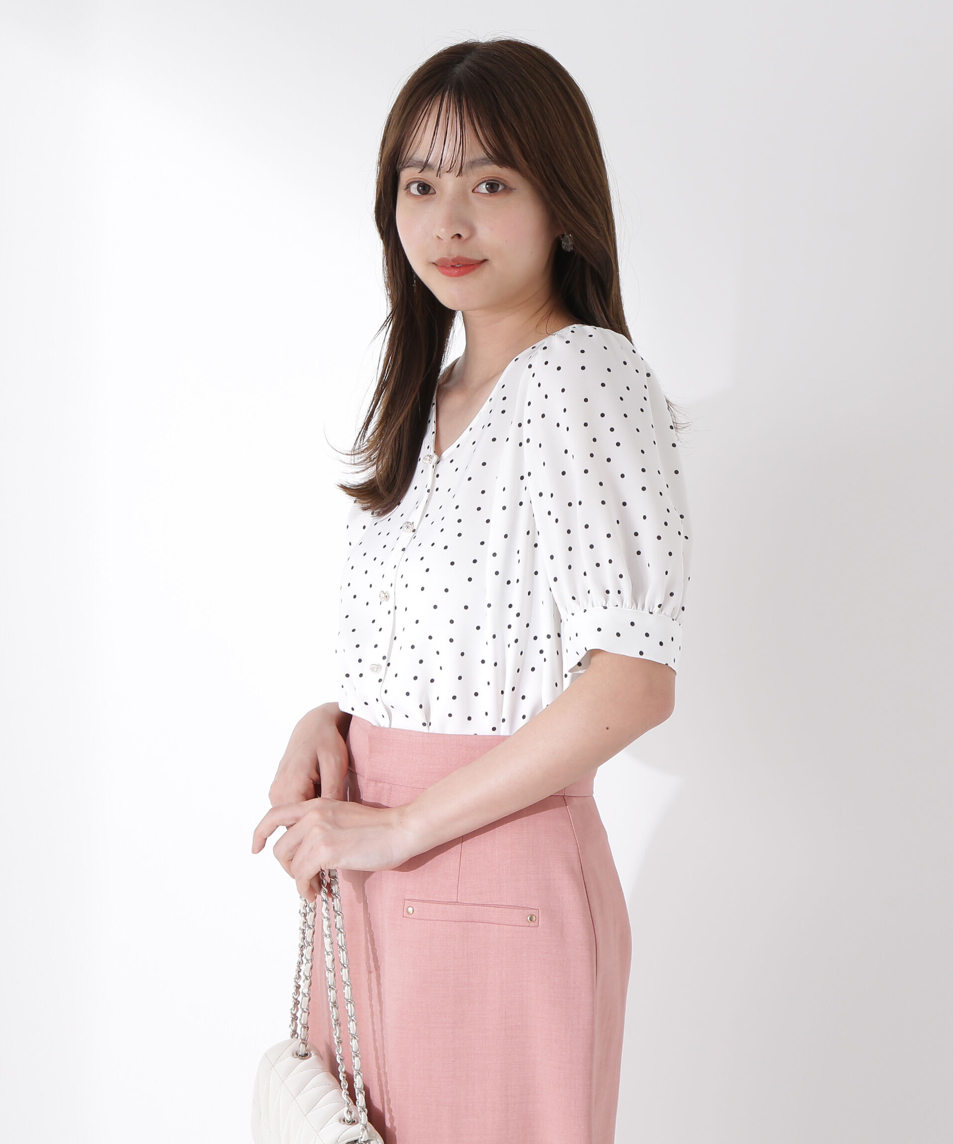 PROPORTION BODY DRESSING「キラボタンブラウス」|シャツ・ブラウス|