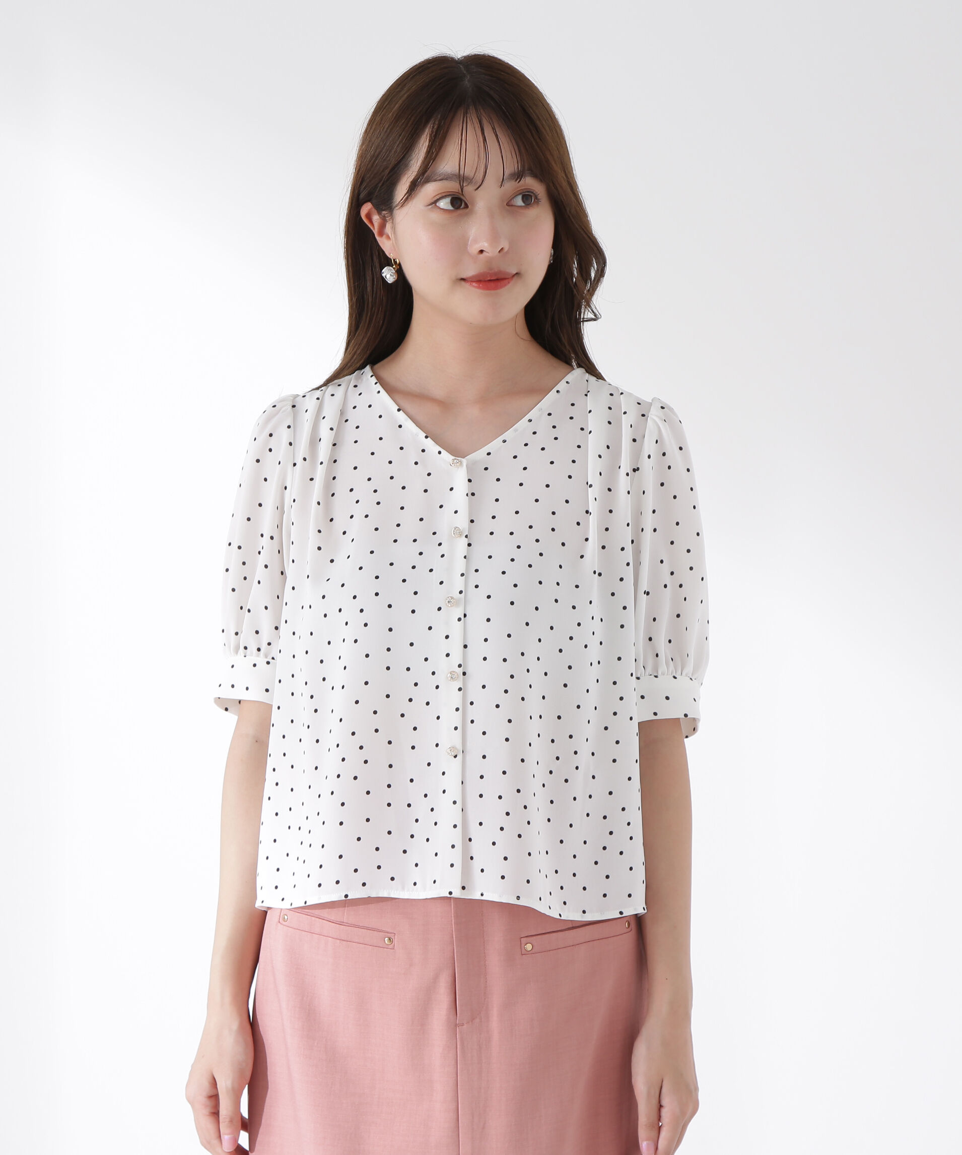 PROPORTION BODY DRESSING「キラボタンブラウス」|シャツ・ブラウス|