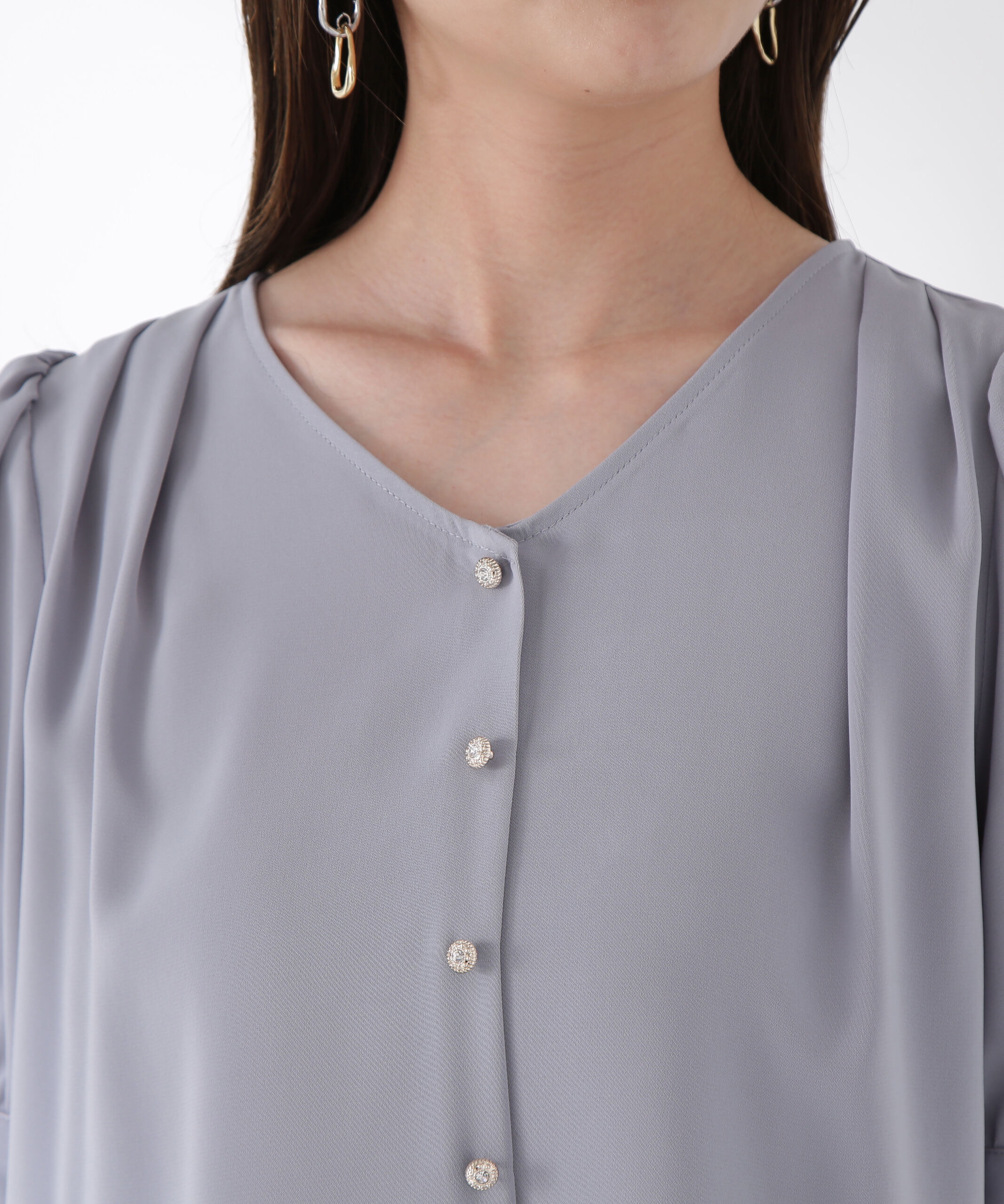 PROPORTION BODY DRESSING「キラボタンブラウス」|シャツ・ブラウス|