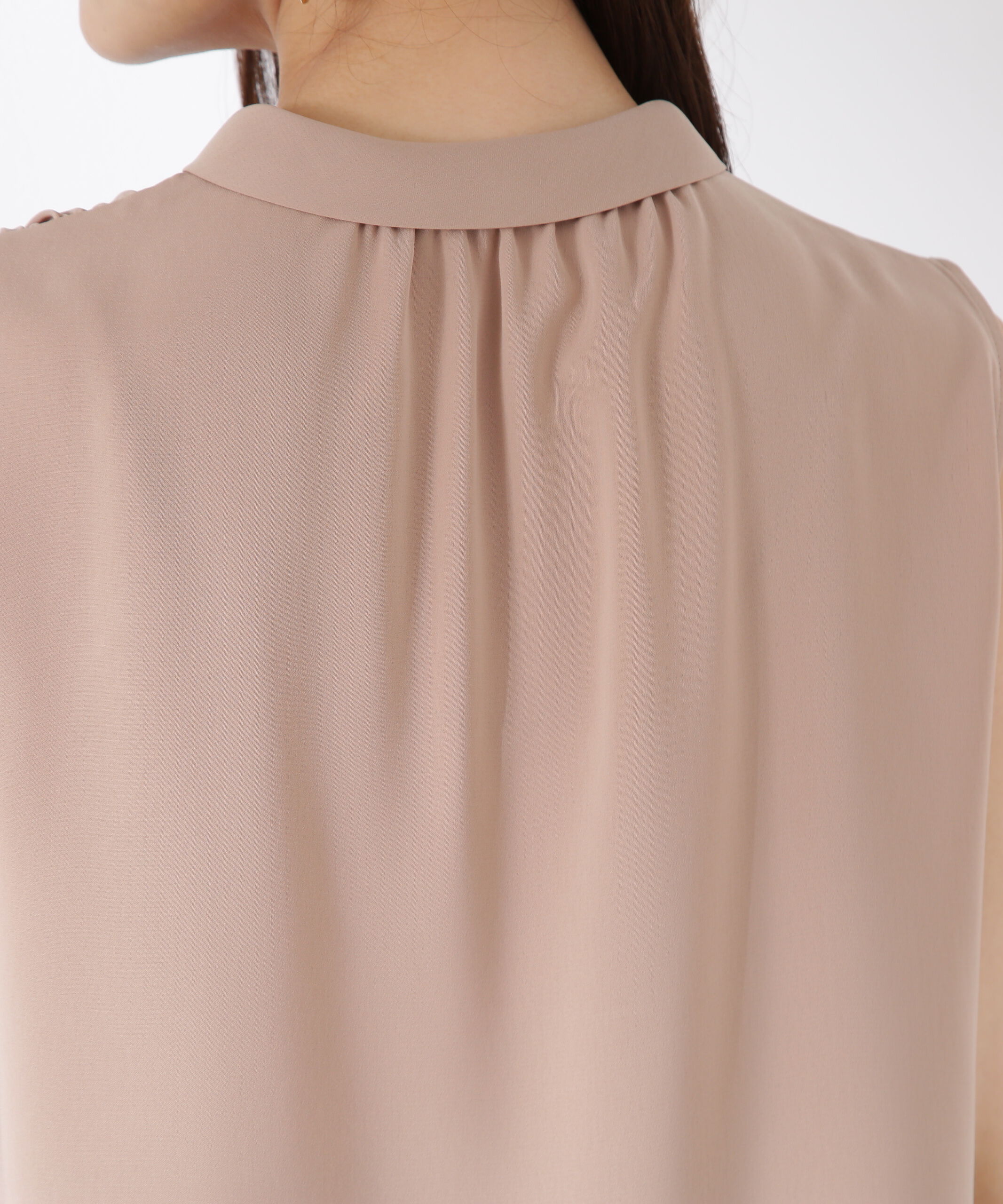 PROPORTION BODY DRESSING「パール付きフリルタイブラウス」|シャツ・ブラウス|