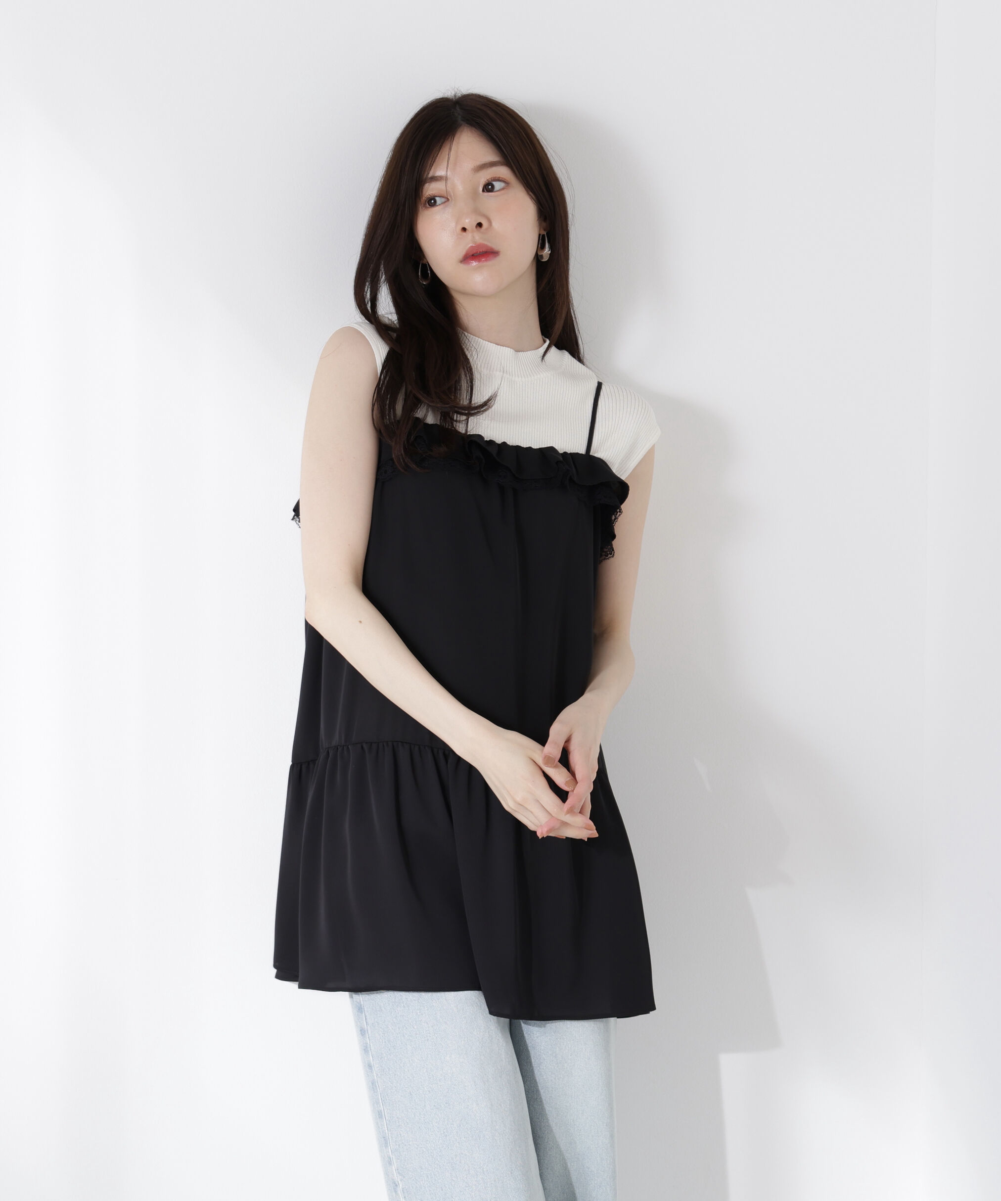 PROPORTION BODY DRESSING「フリルチュニック」|シャツ・ブラウス|