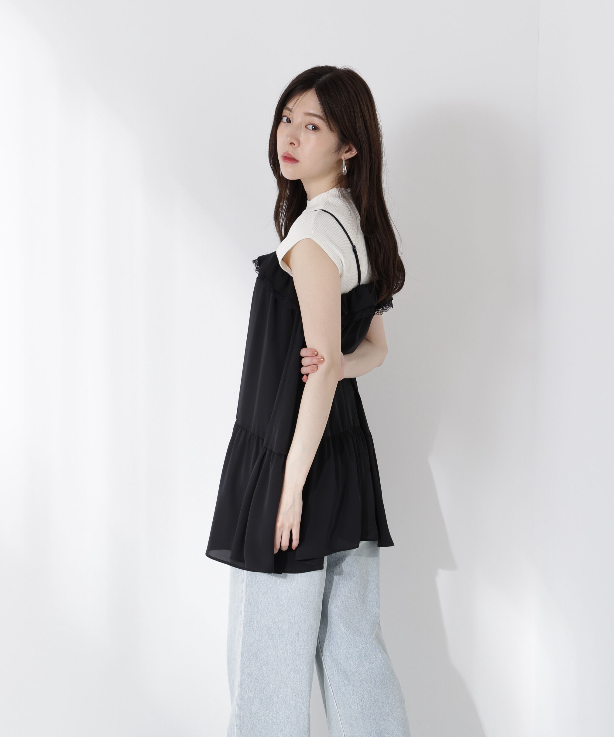 PROPORTION BODY DRESSING「フリルチュニック」|シャツ・ブラウス|