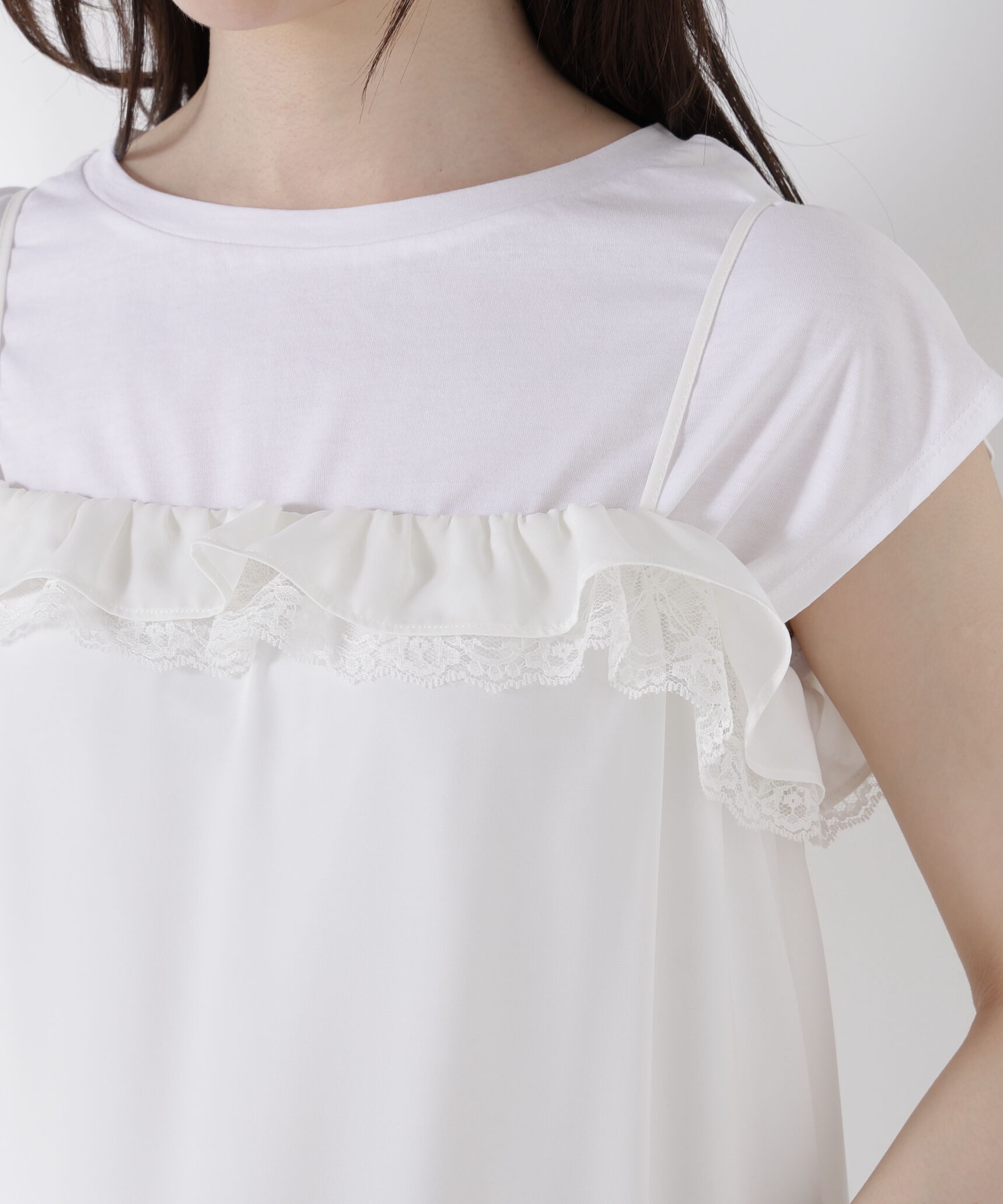 PROPORTION BODY DRESSING「フリルチュニック」|シャツ・ブラウス|