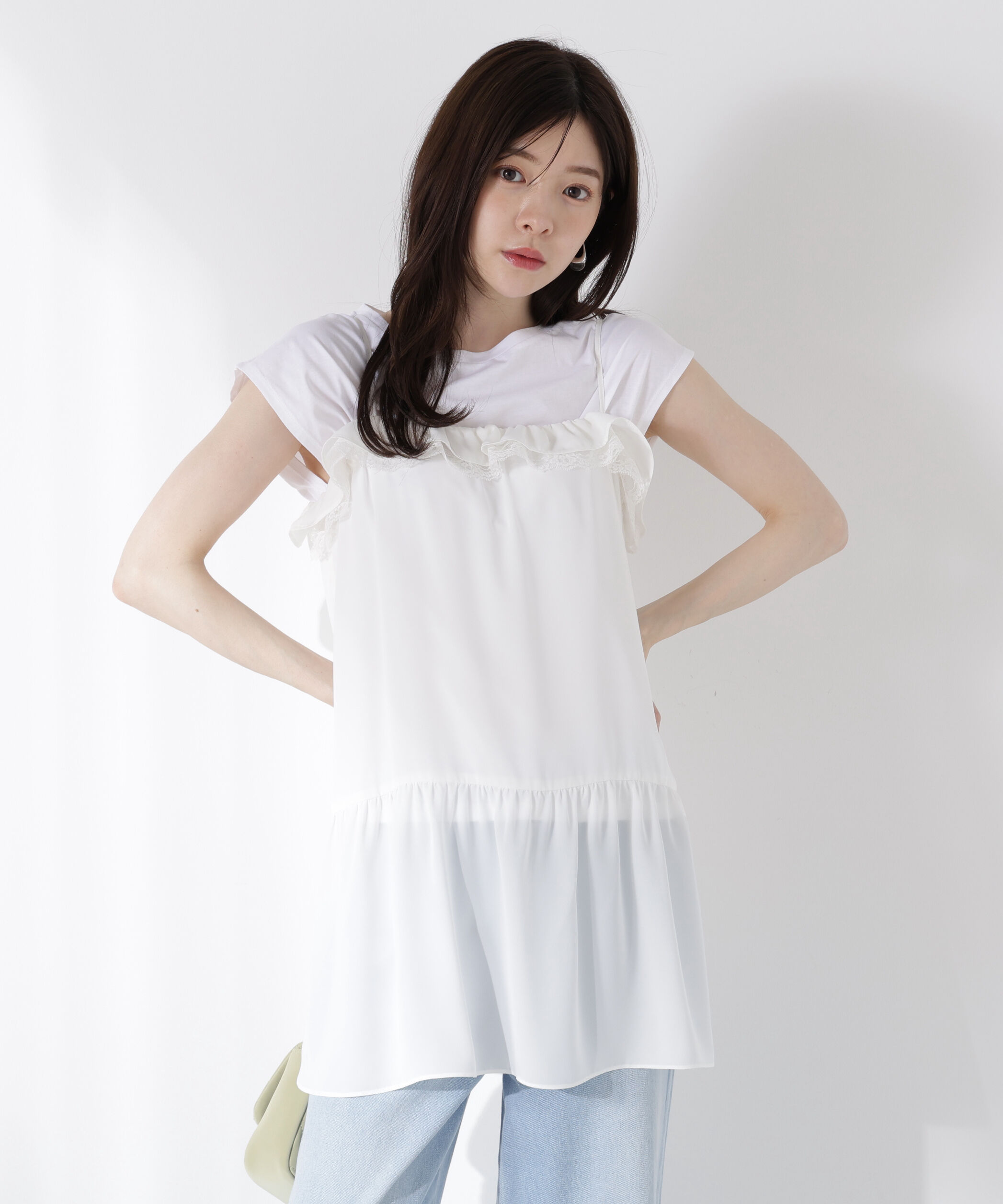 PROPORTION BODY DRESSING「フリルチュニック」|シャツ・ブラウス|