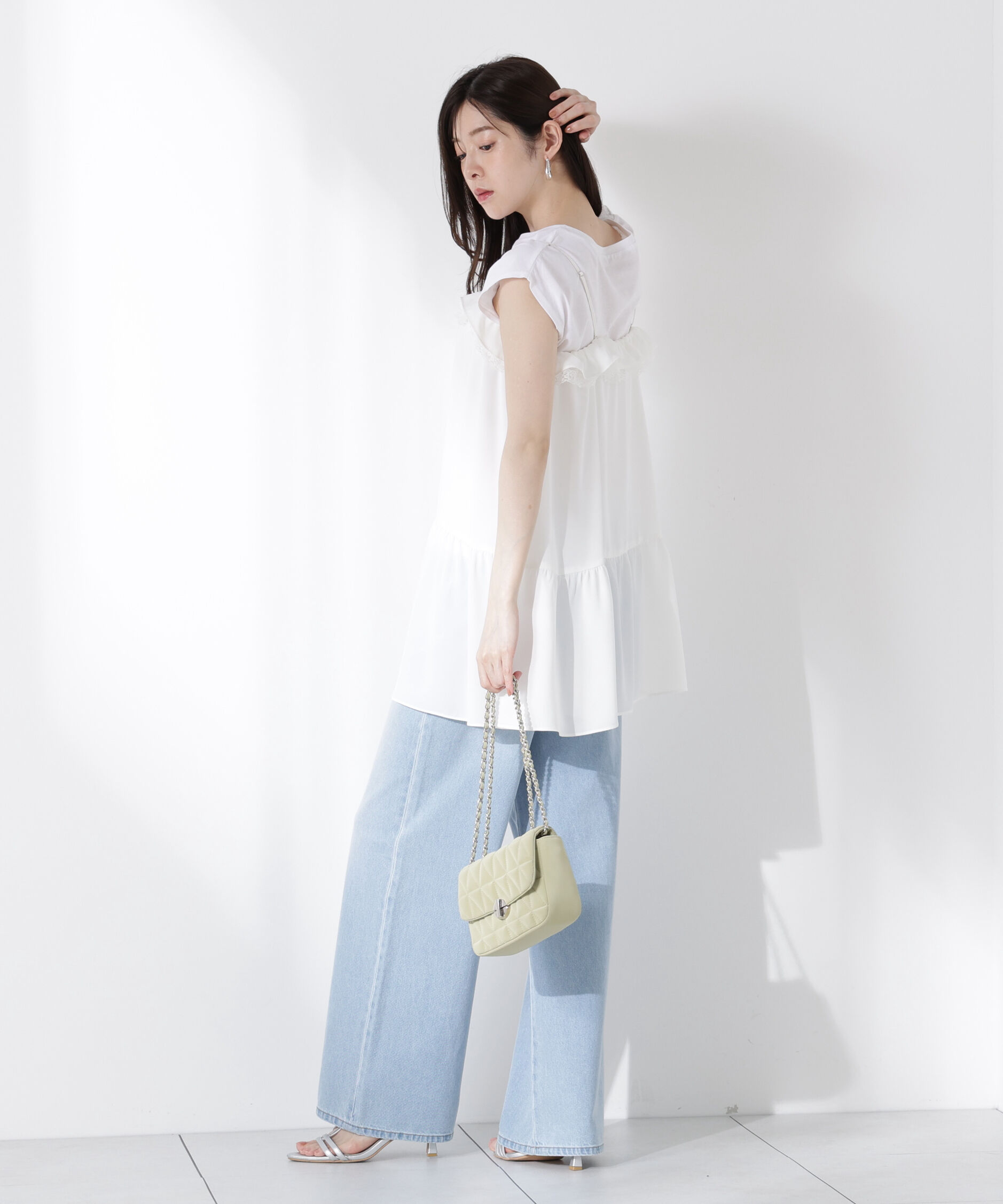 PROPORTION BODY DRESSING「フリルチュニック」|シャツ・ブラウス|