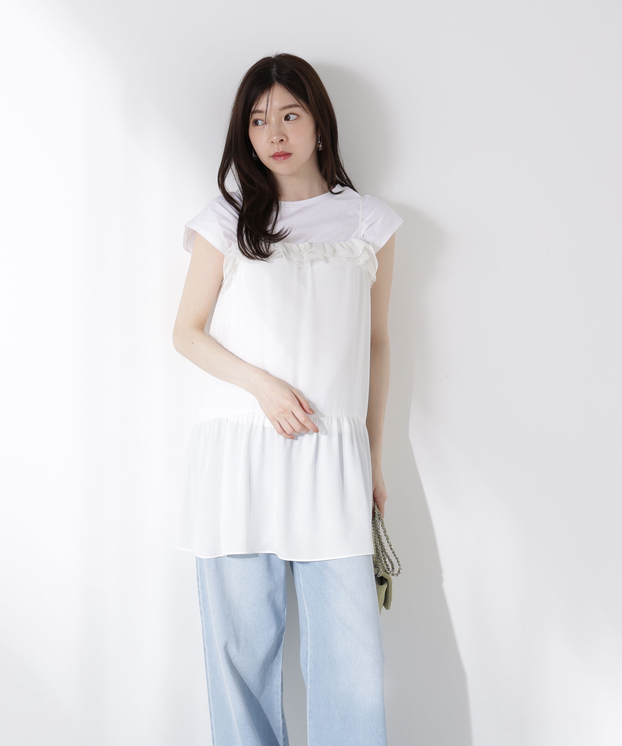 PROPORTION BODY DRESSING「フリルチュニック」|シャツ・ブラウス|