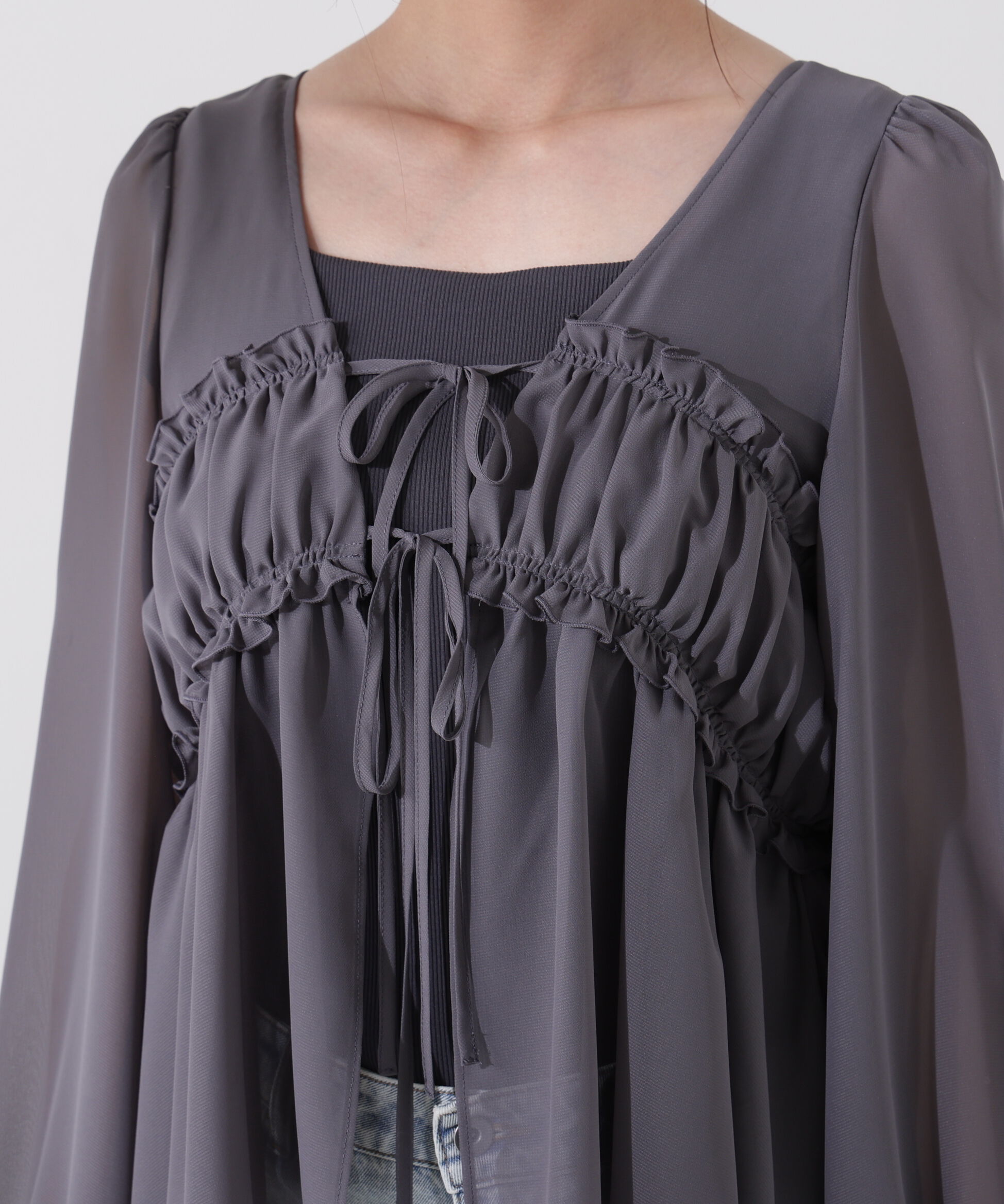 PROPORTION BODY DRESSING「シフォンブラウス」|シャツ・ブラウス|