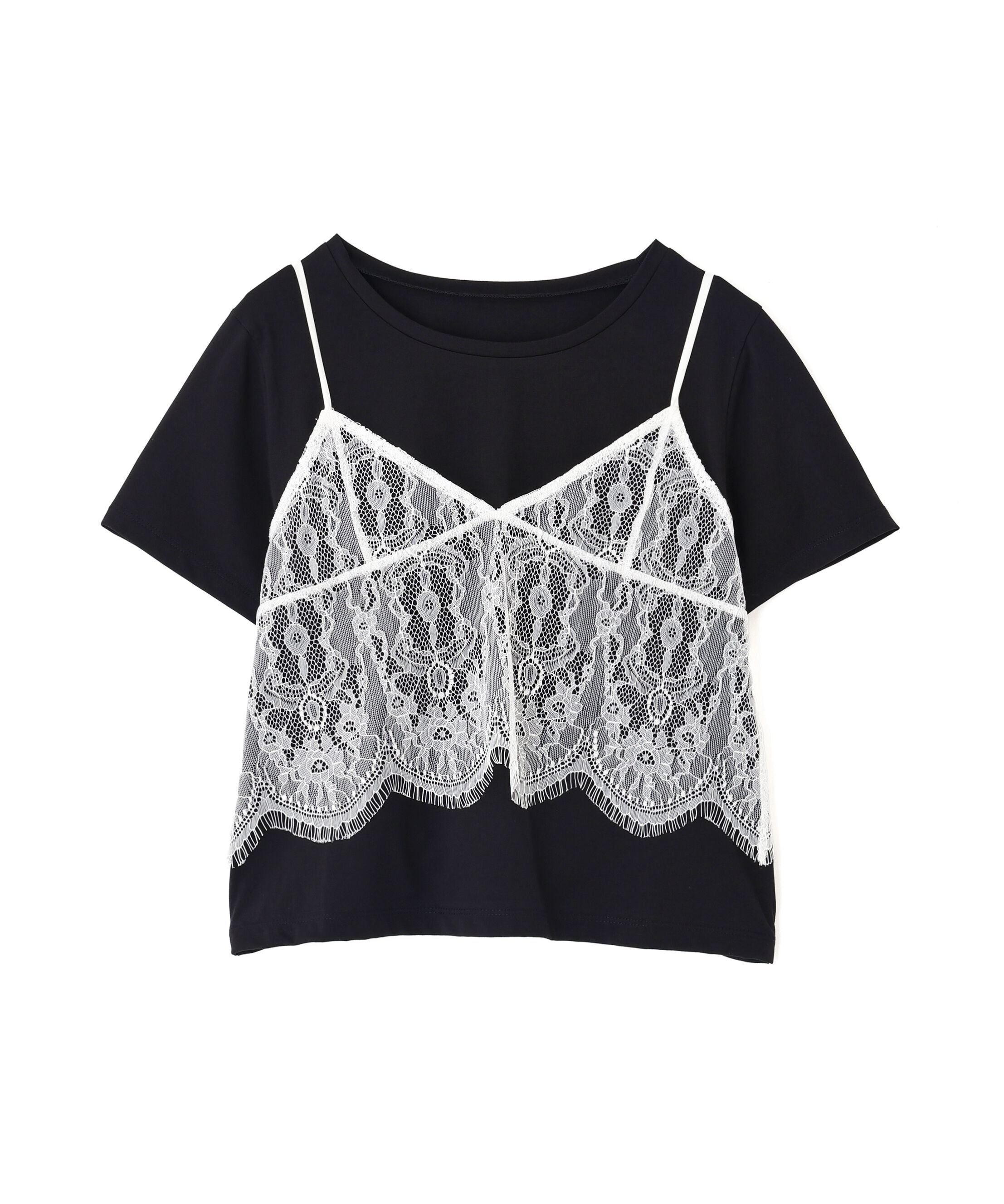 PROPORTION BODY DRESSING「レースキャミセットカットソー」|Tシャツ・カットソー|