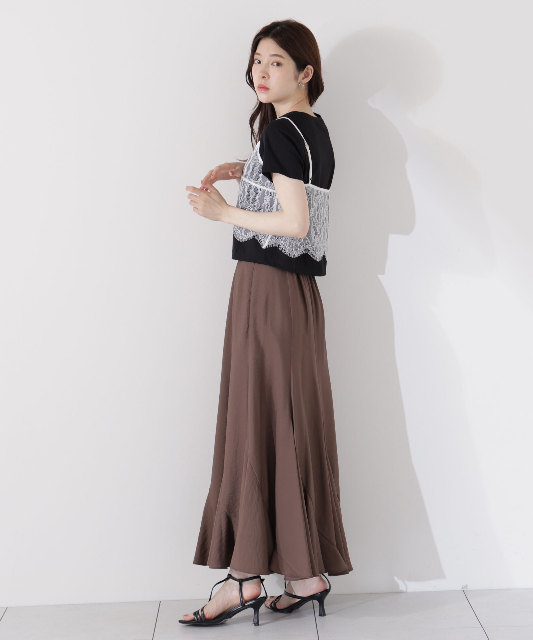 PROPORTION BODY DRESSING「レースキャミセットカットソー」|Tシャツ・カットソー|