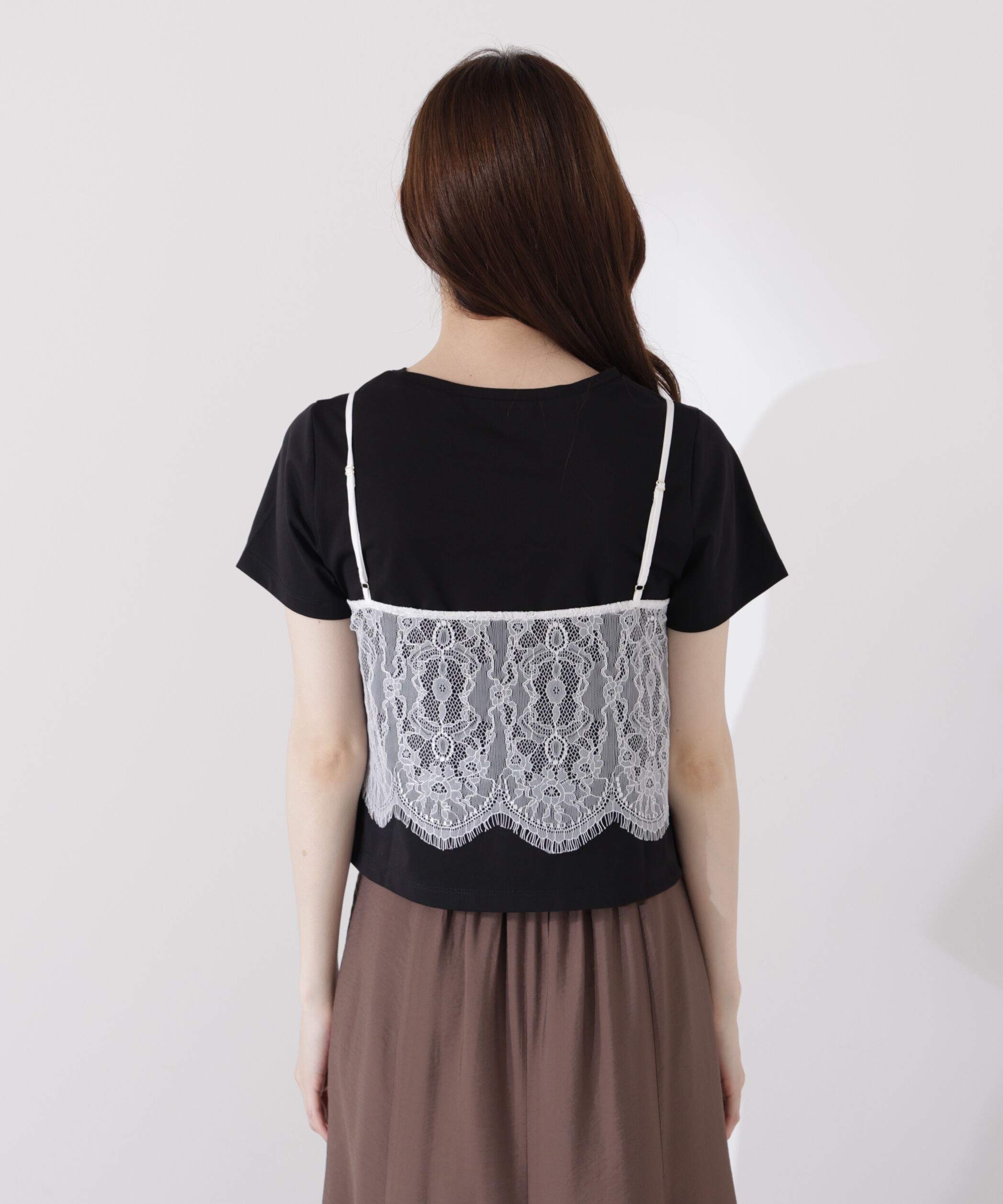 PROPORTION BODY DRESSING「レースキャミセットカットソー」|Tシャツ・カットソー|