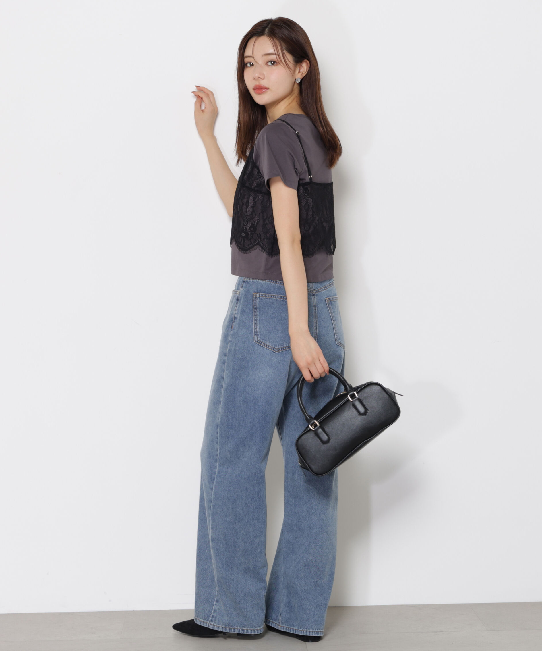 PROPORTION BODY DRESSING「レースキャミセットカットソー」|Tシャツ・カットソー|